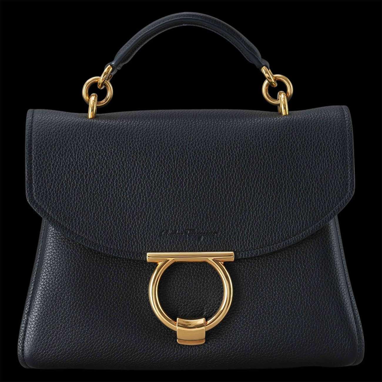 FERRAGAMO(USED)페라가모 21 H493 간치니 마고 탑 핸들 백