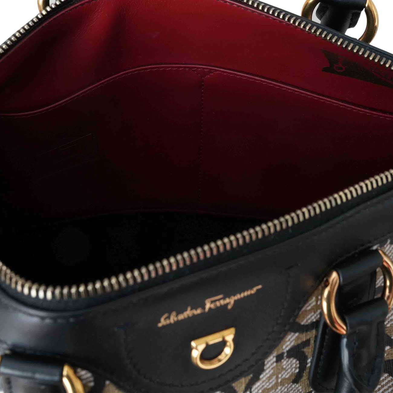 FERRAGAMO(USED)페레가모 올 간치니 라지 토트겸 숄더백