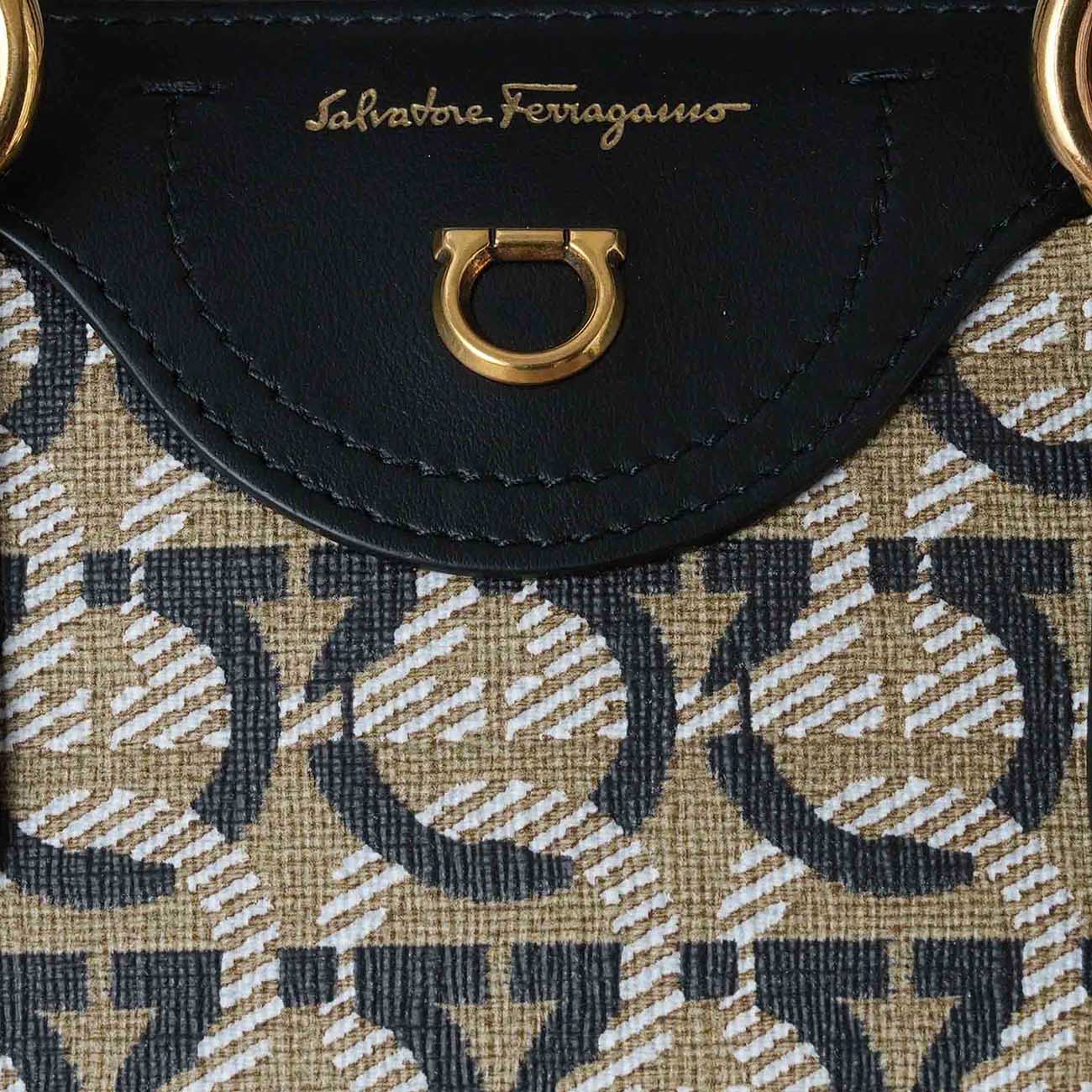 FERRAGAMO(USED)페레가모 올 간치니 라지 토트겸 숄더백