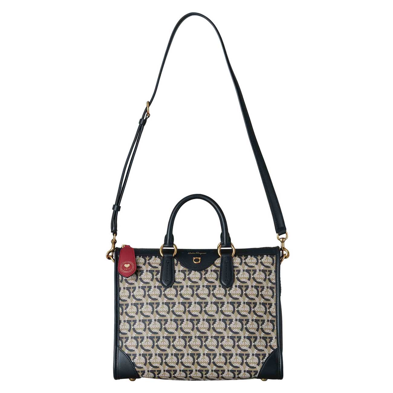 FERRAGAMO(USED)페레가모 올 간치니 라지 토트겸 숄더백