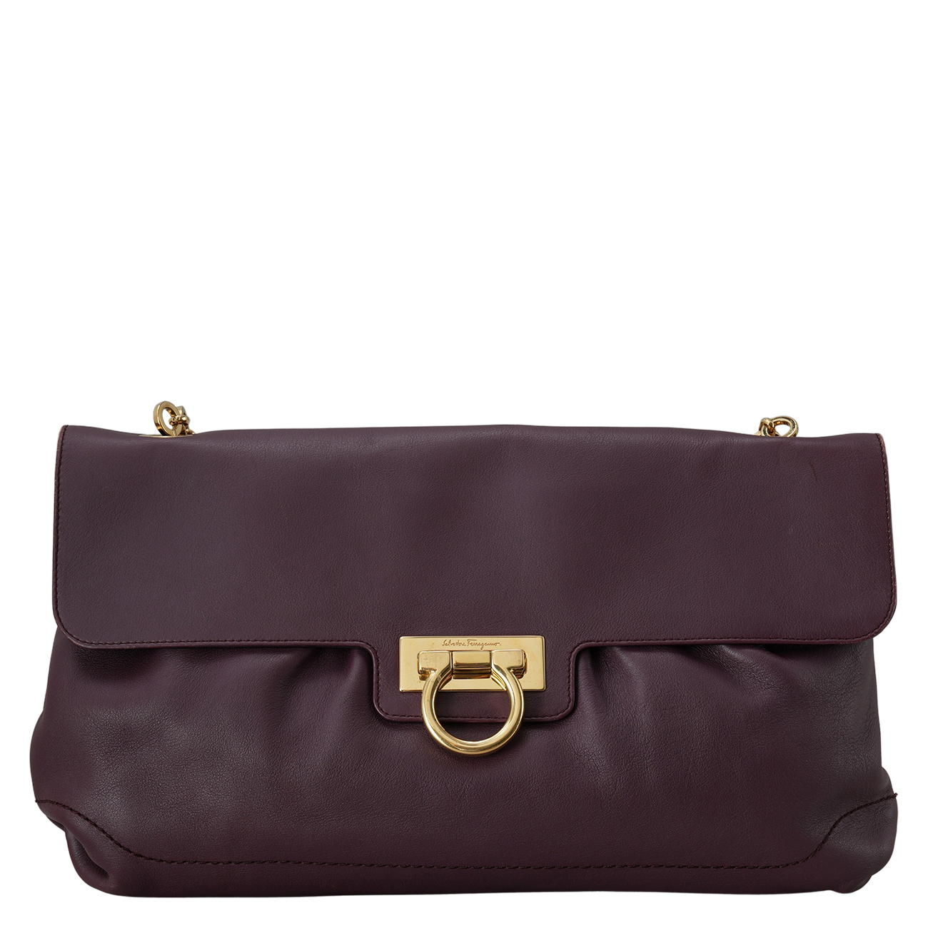 FERRAGAMO(USED)페레가모 D479 간치니 체인 숄더백