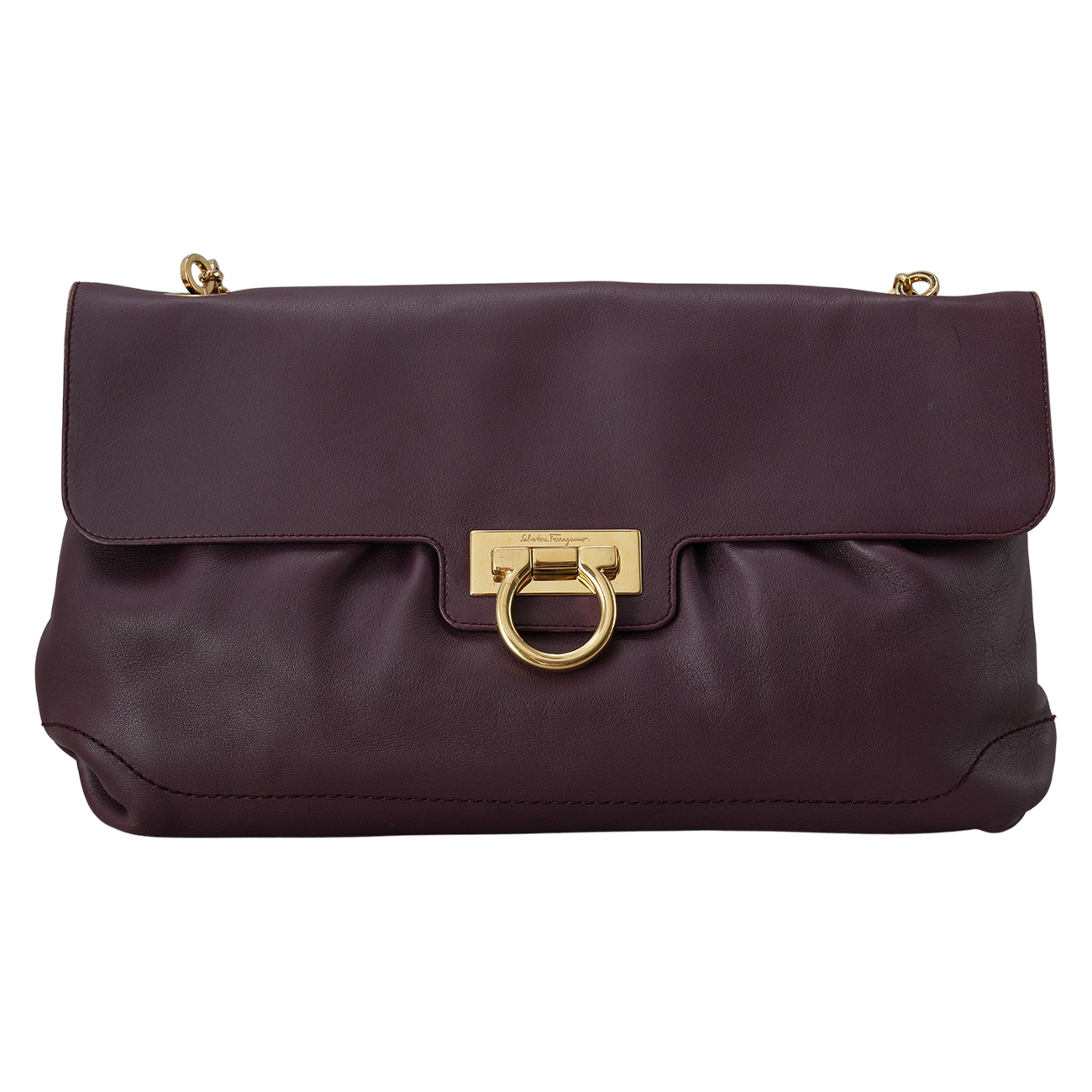 FERRAGAMO(USED)페레가모 D479 간치니 체인 숄더백