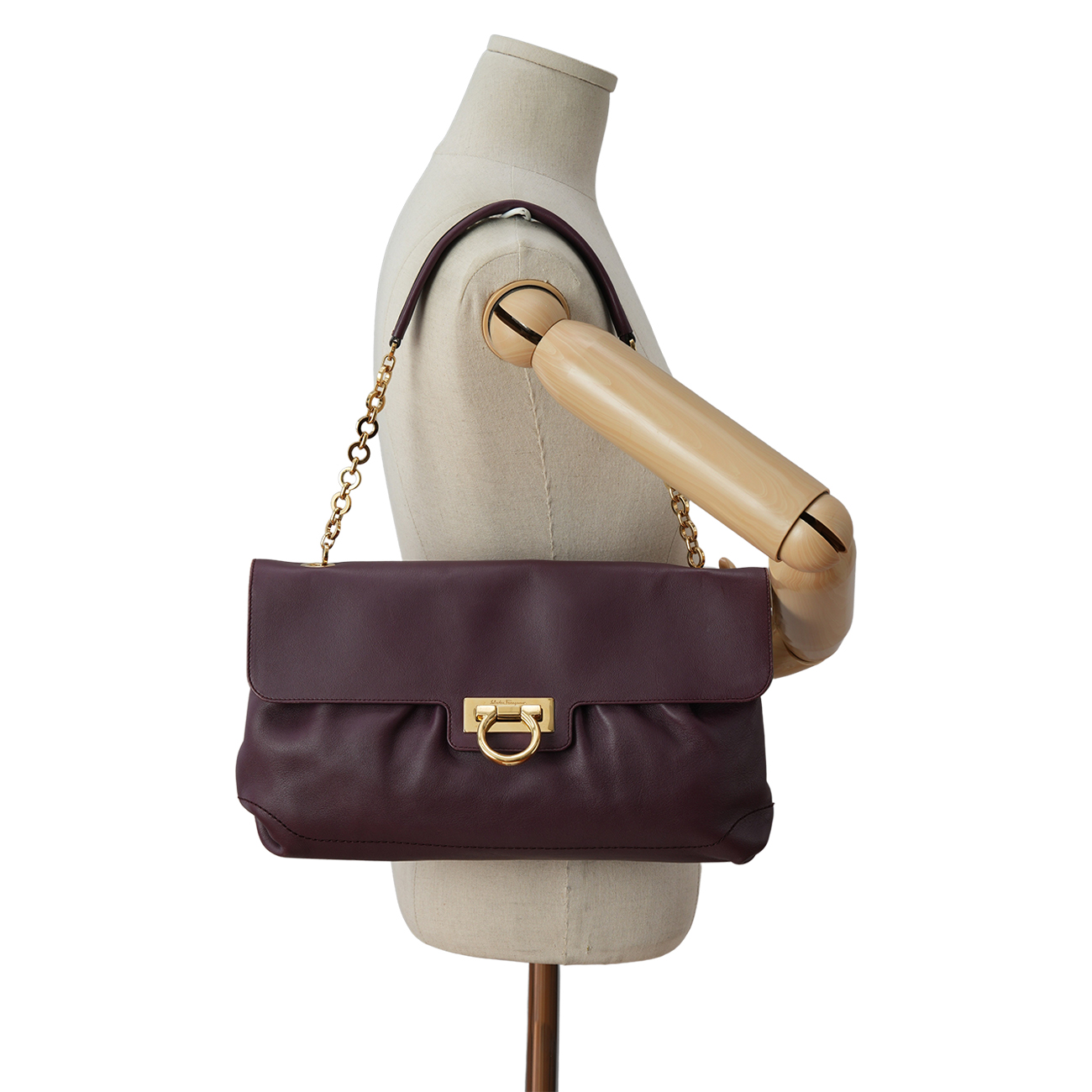 FERRAGAMO(USED)페레가모 D479 간치니 체인 숄더백
