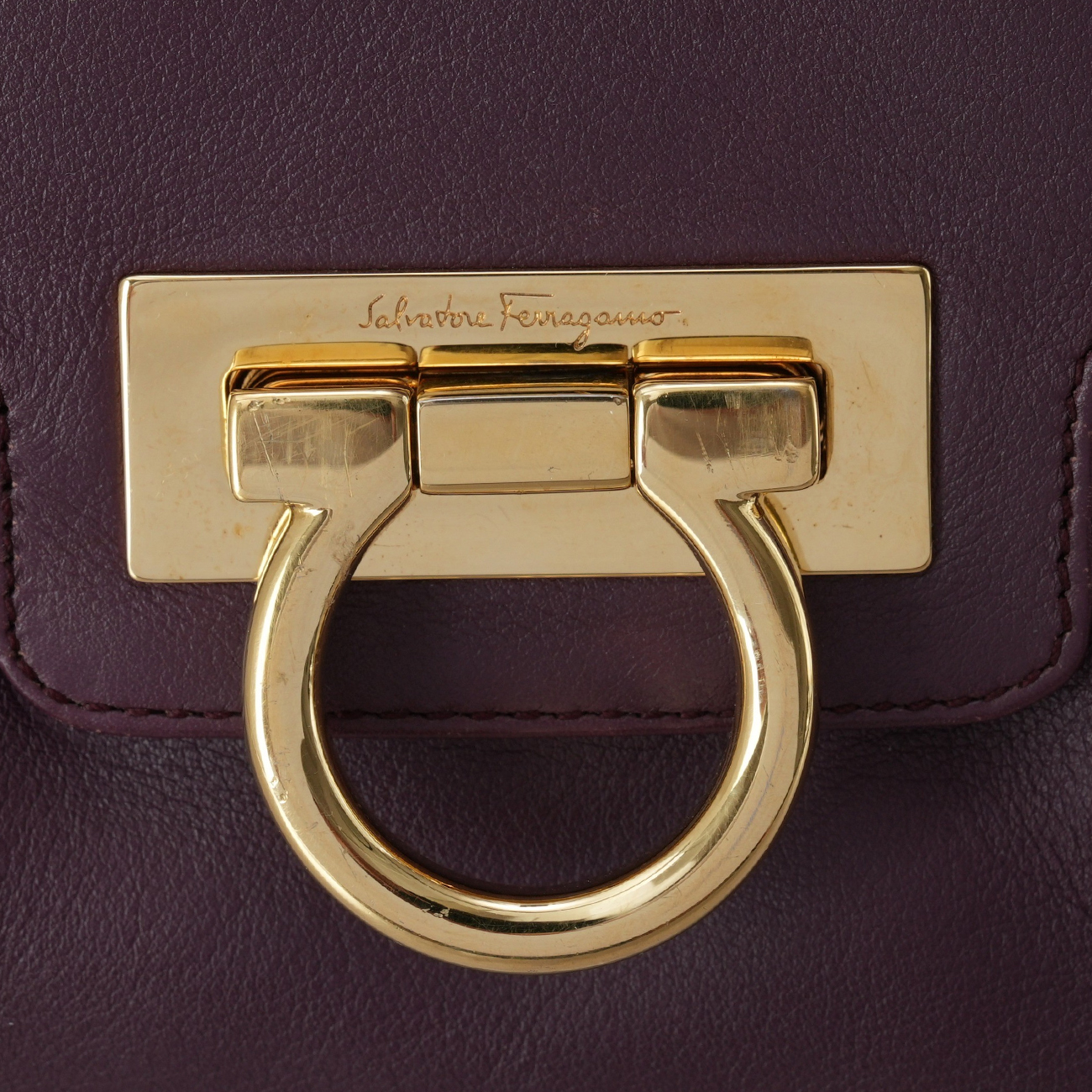 FERRAGAMO(USED)페레가모 D479 간치니 체인 숄더백