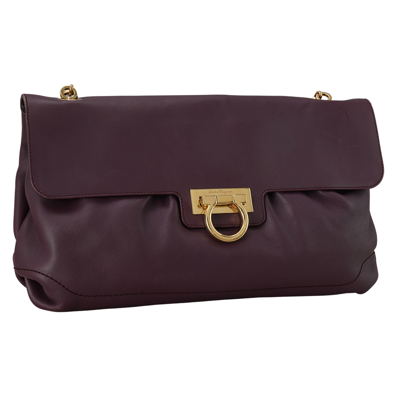 FERRAGAMO(USED)페레가모 D479 간치니 체인 숄더백