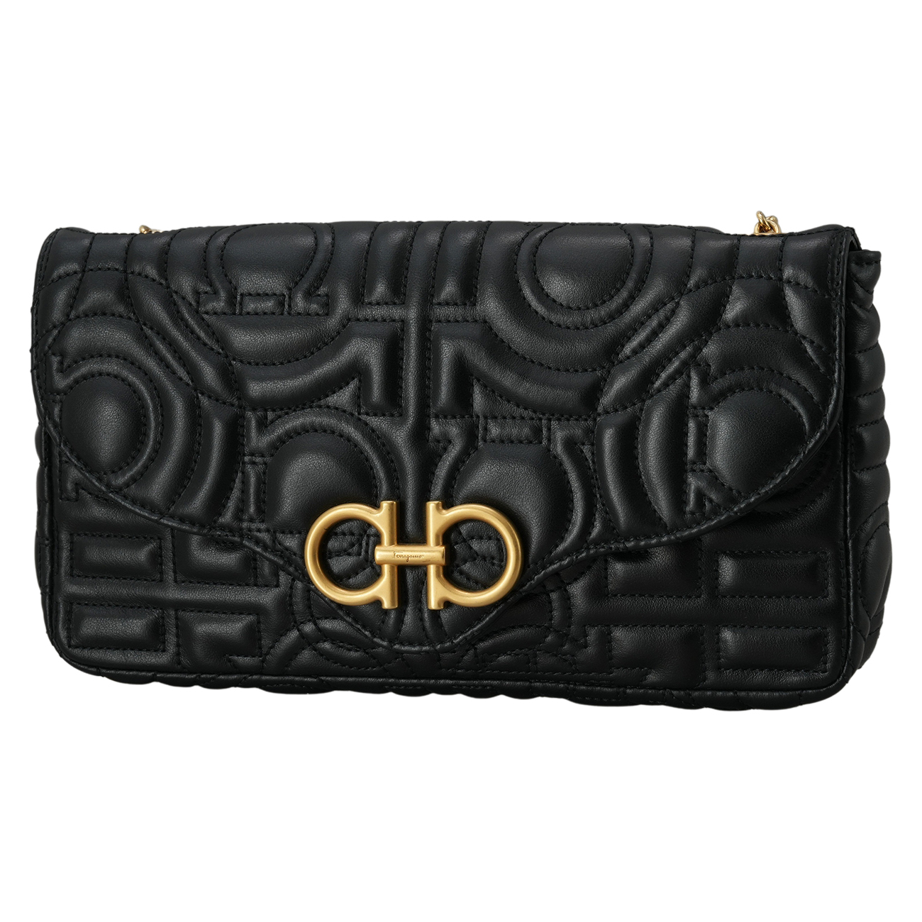 FERRAGAMO(USED)페레가모 D699 퀼팅 체인 숄더백