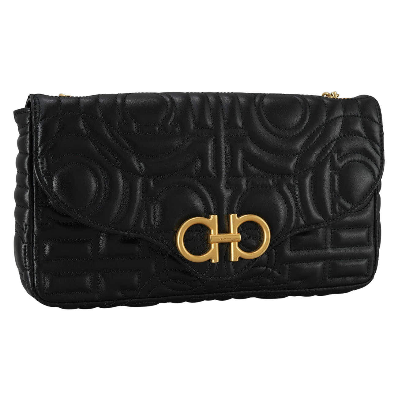 FERRAGAMO(USED)페레가모 D699 퀼팅 체인 숄더백