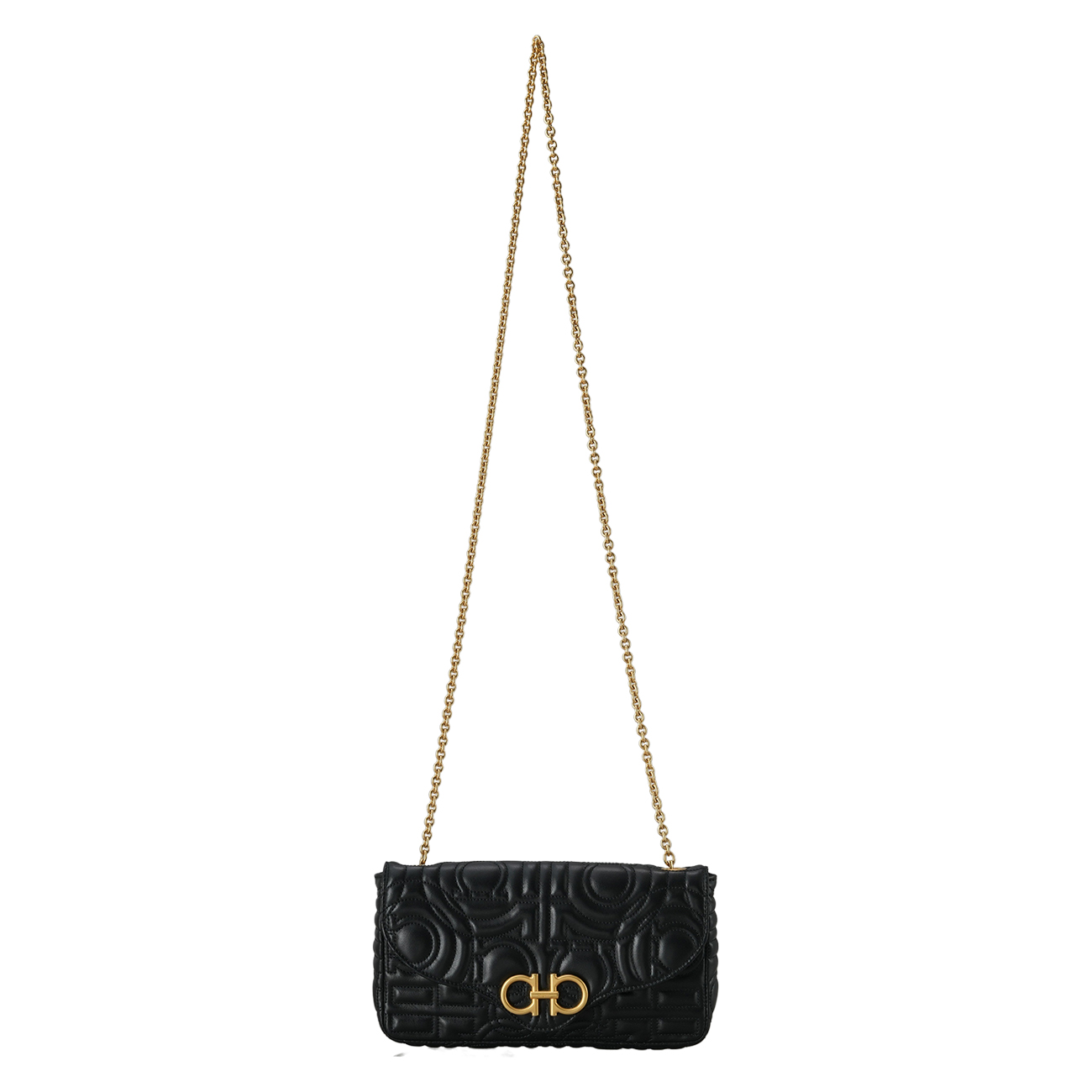 FERRAGAMO(USED)페레가모 D699 퀼팅 체인 숄더백