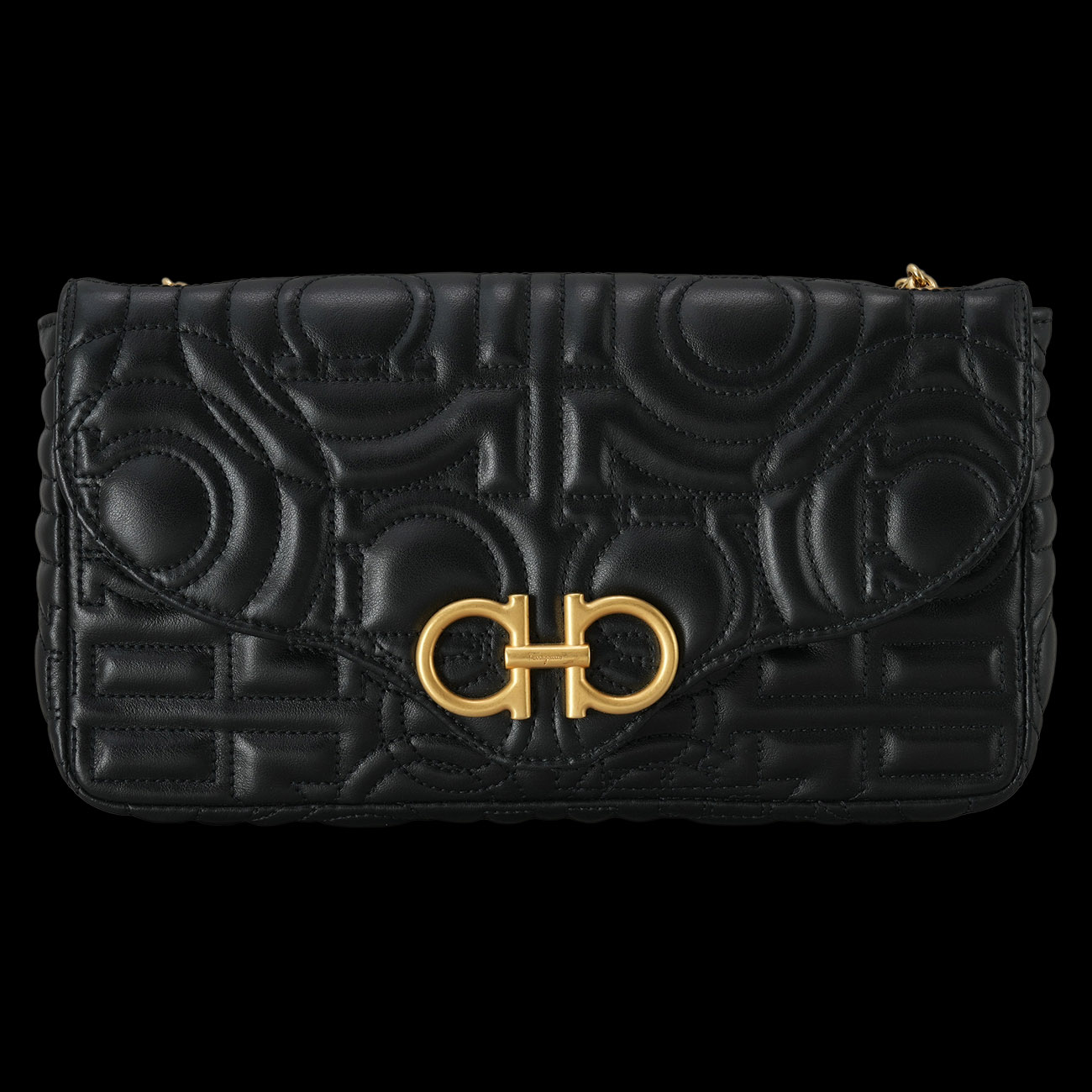 FERRAGAMO(USED)페레가모 D699 퀼팅 체인 숄더백