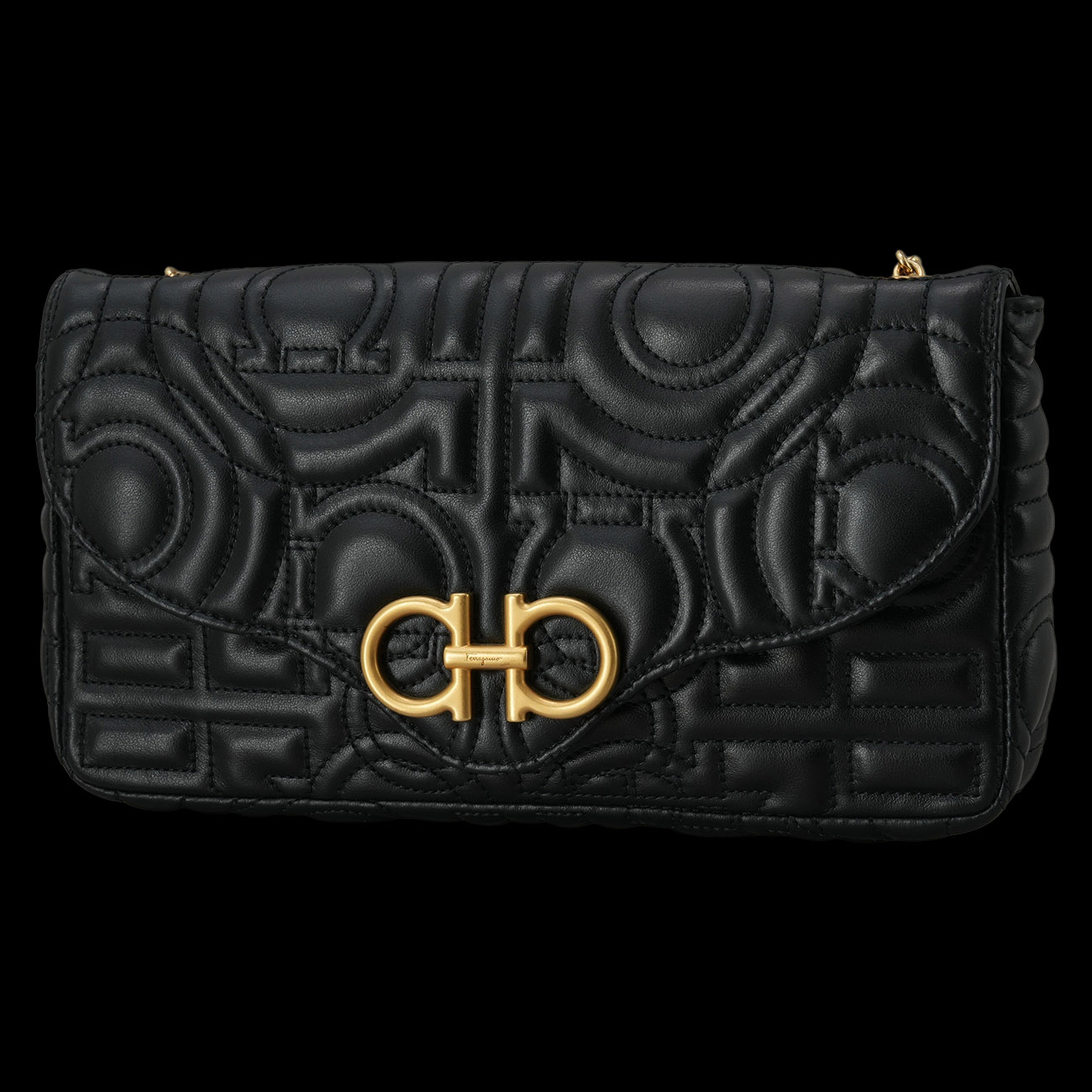 FERRAGAMO(USED)페레가모 D699 퀼팅 체인 숄더백