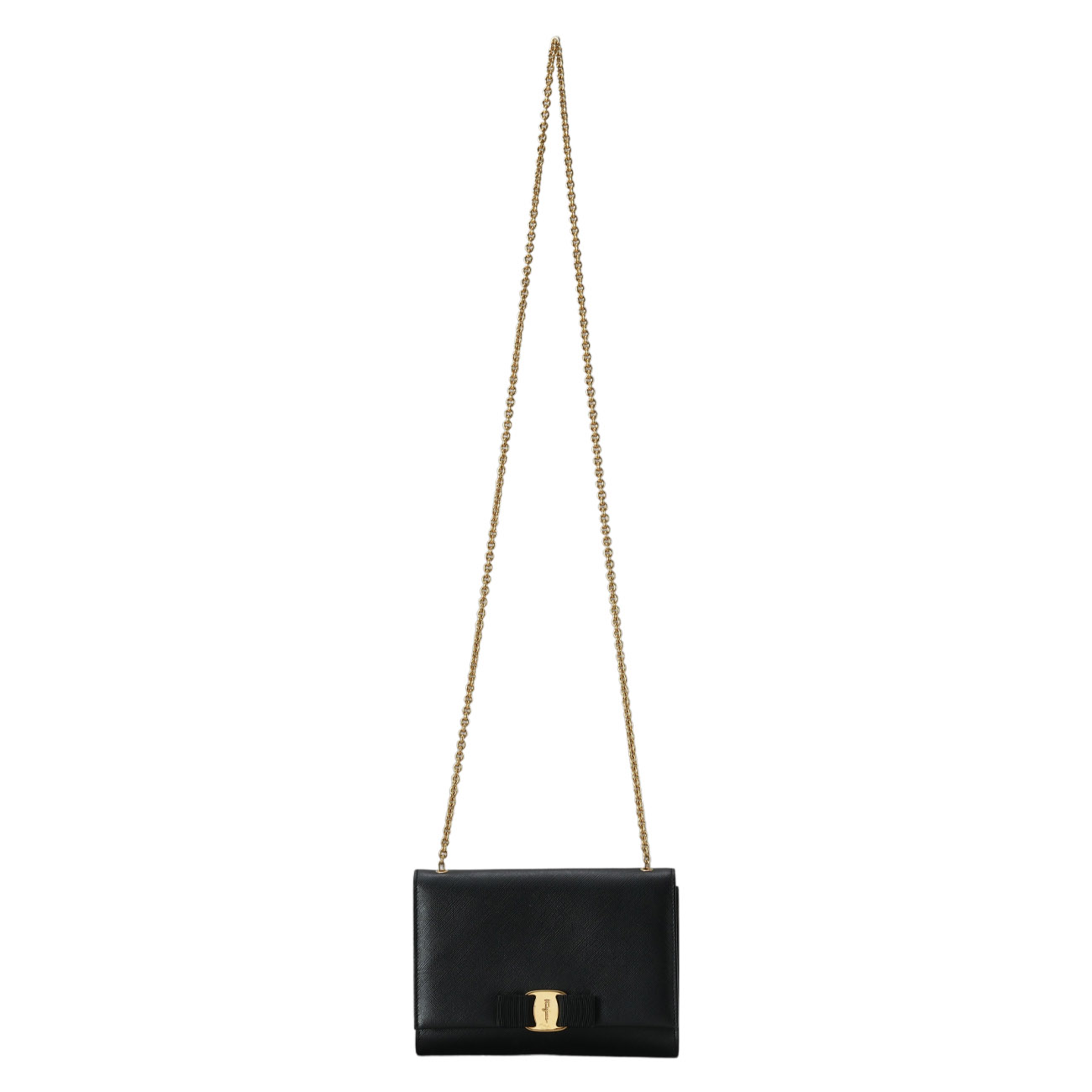 FERRAGAMO(USED)페레가모 바라리본 체인 크로스백