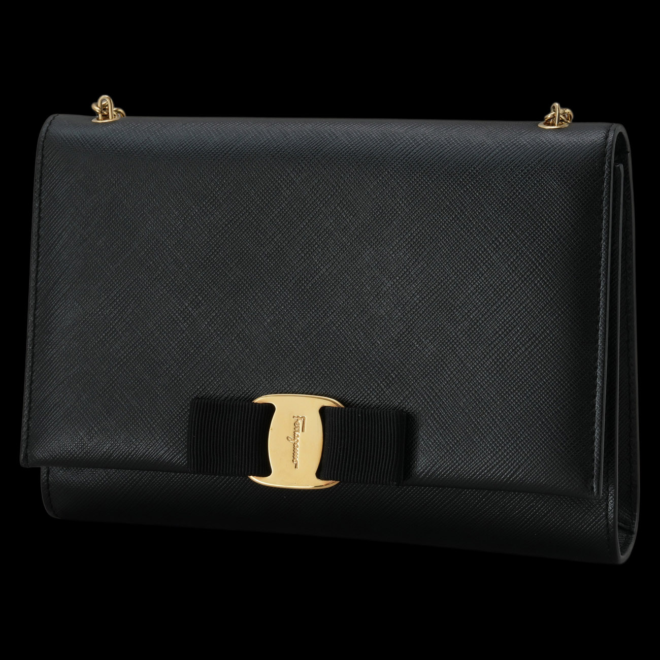 FERRAGAMO(USED)페레가모 바라리본 체인 크로스백