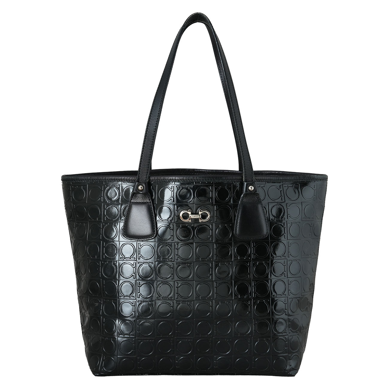 FERRAGAMO(USED)페레가모 간치니 쇼퍼백