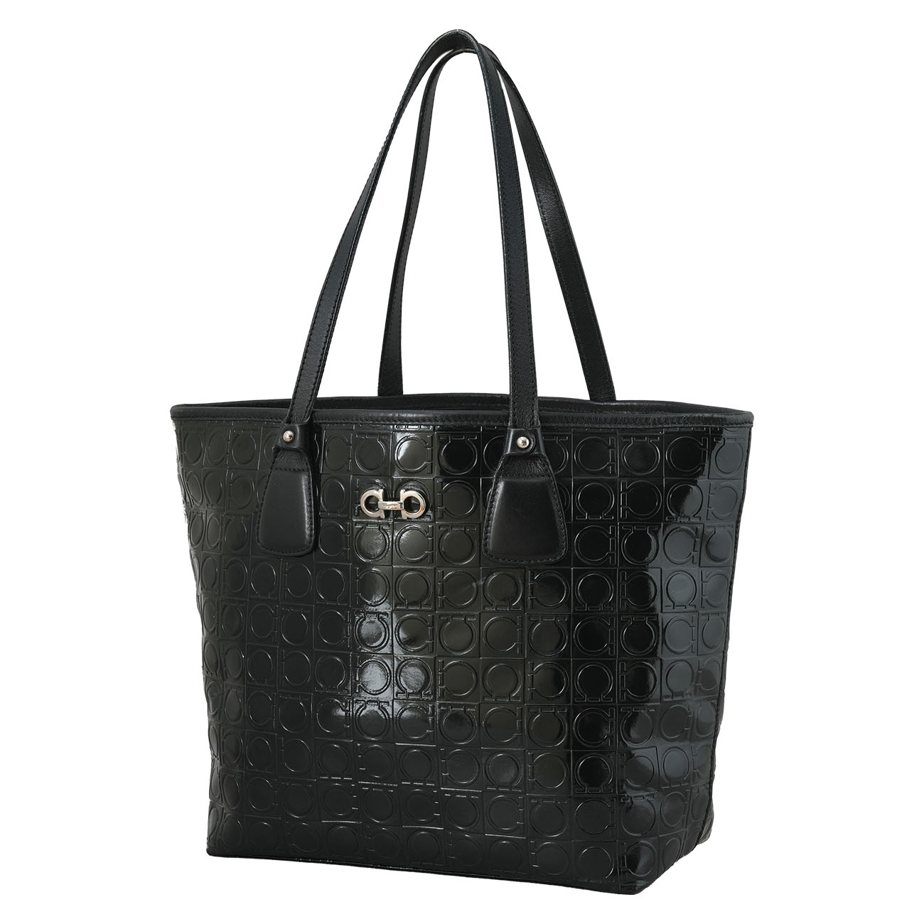 FERRAGAMO(USED)페레가모 간치니 쇼퍼백