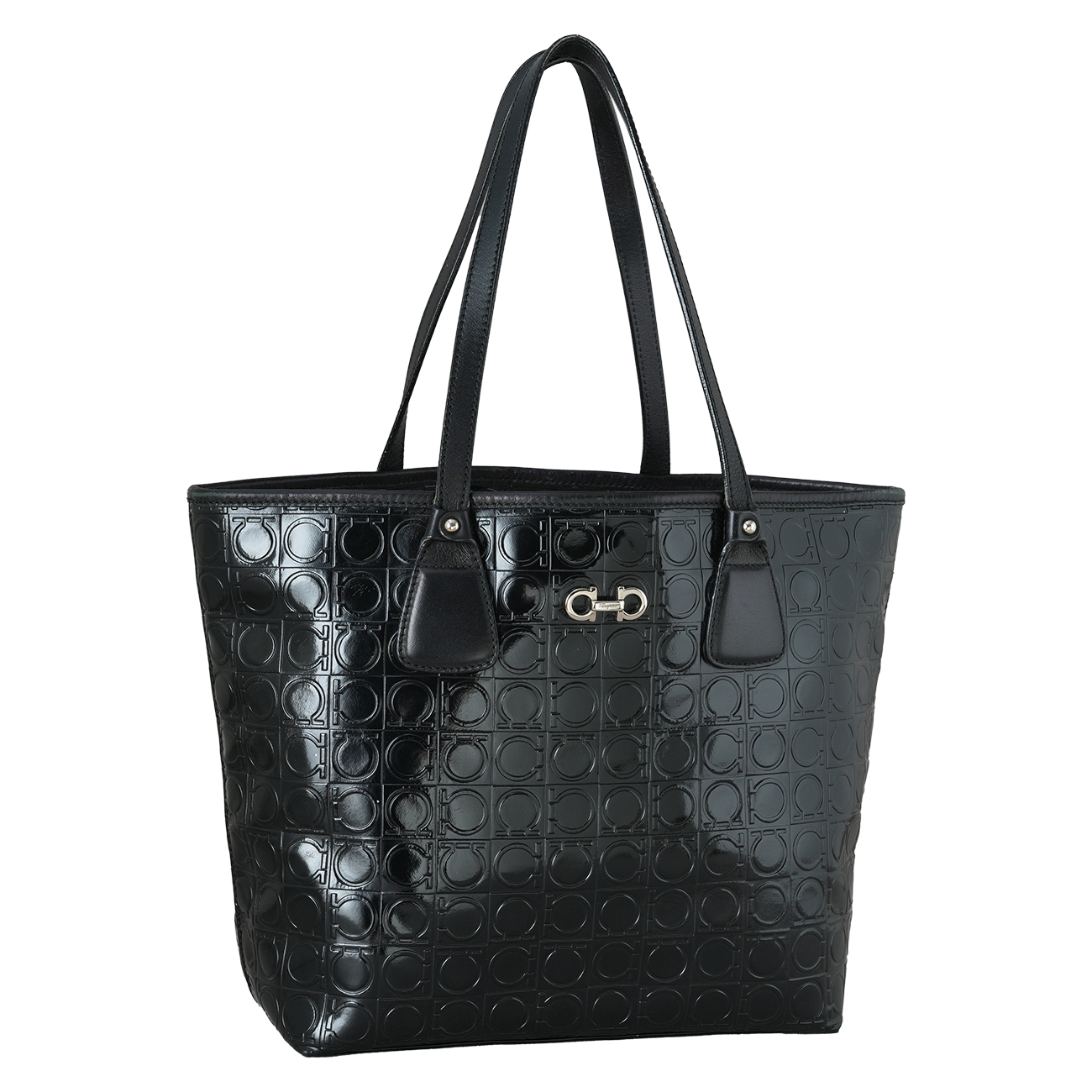 FERRAGAMO(USED)페레가모 간치니 쇼퍼백