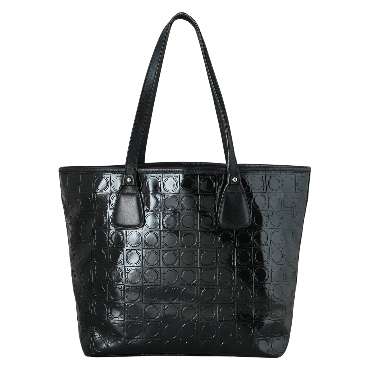 FERRAGAMO(USED)페레가모 간치니 쇼퍼백