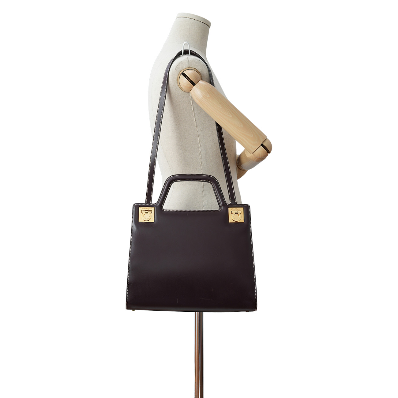 FERRAGAMO(USED)페레가모 간치니 토트겸 숄더백