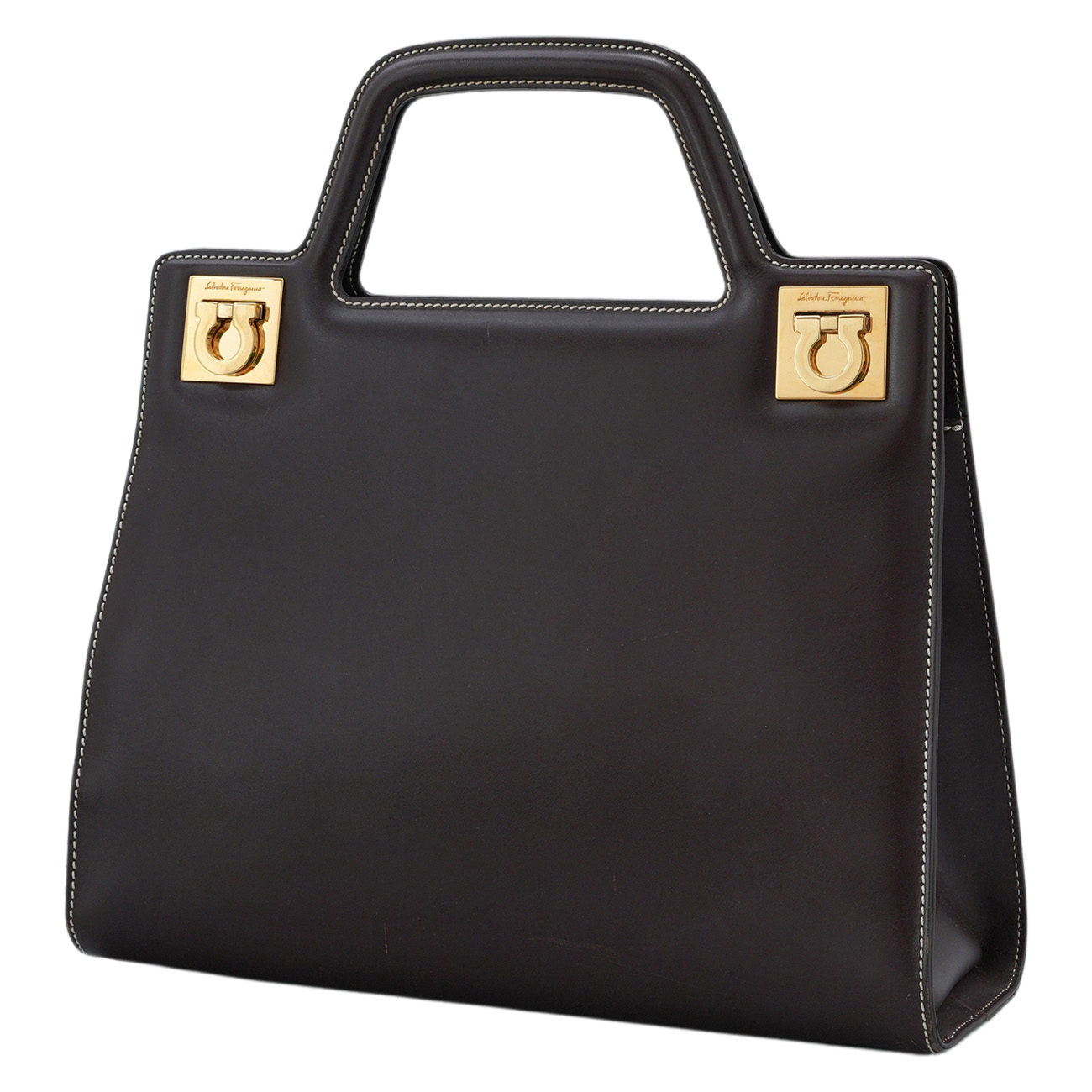 FERRAGAMO(USED)페레가모 간치니 토트겸 숄더백