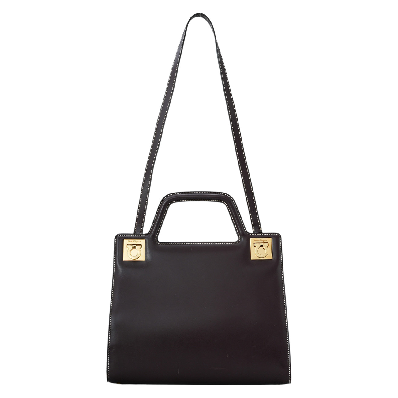 FERRAGAMO(USED)페레가모 간치니 토트겸 숄더백