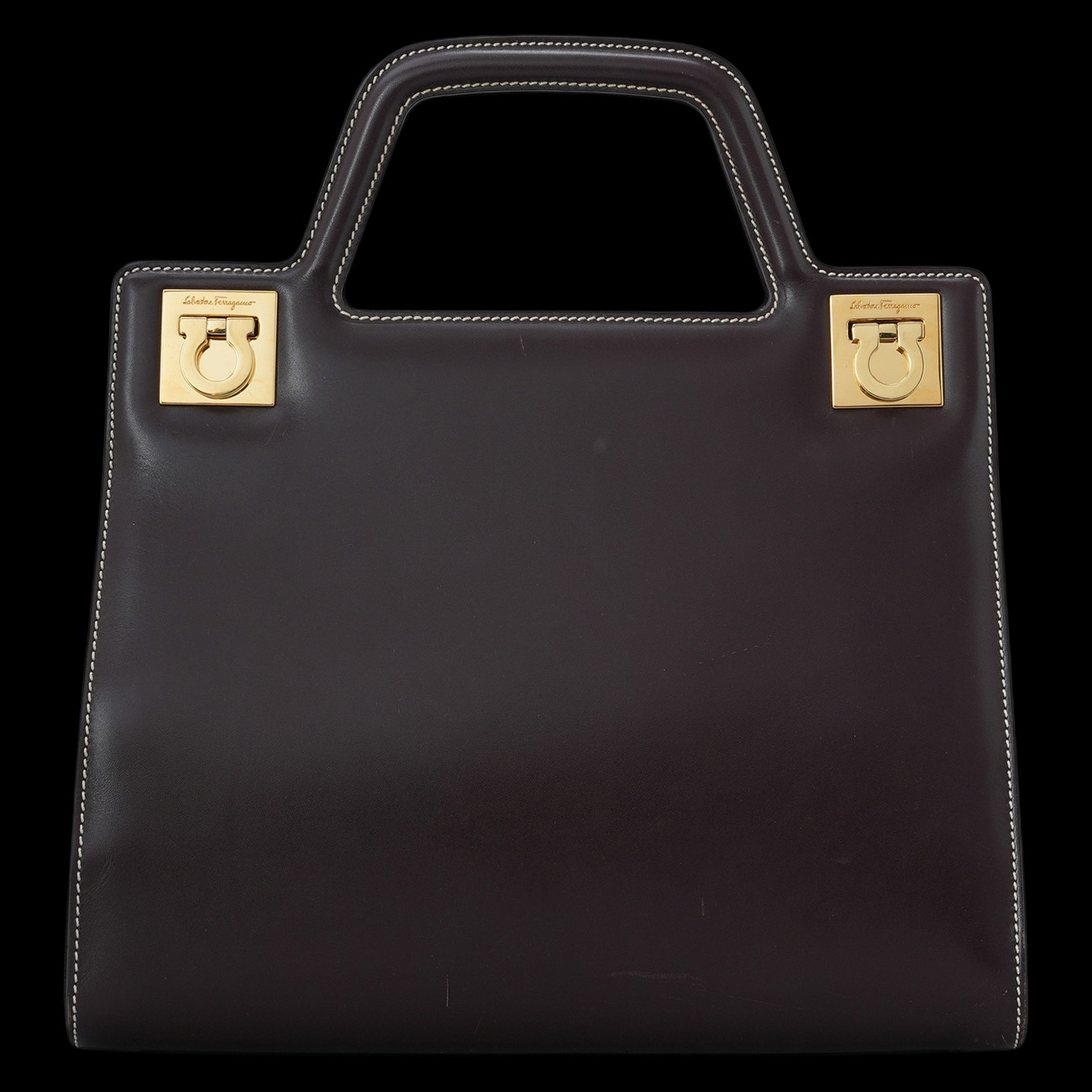 FERRAGAMO(USED)페레가모 간치니 토트겸 숄더백