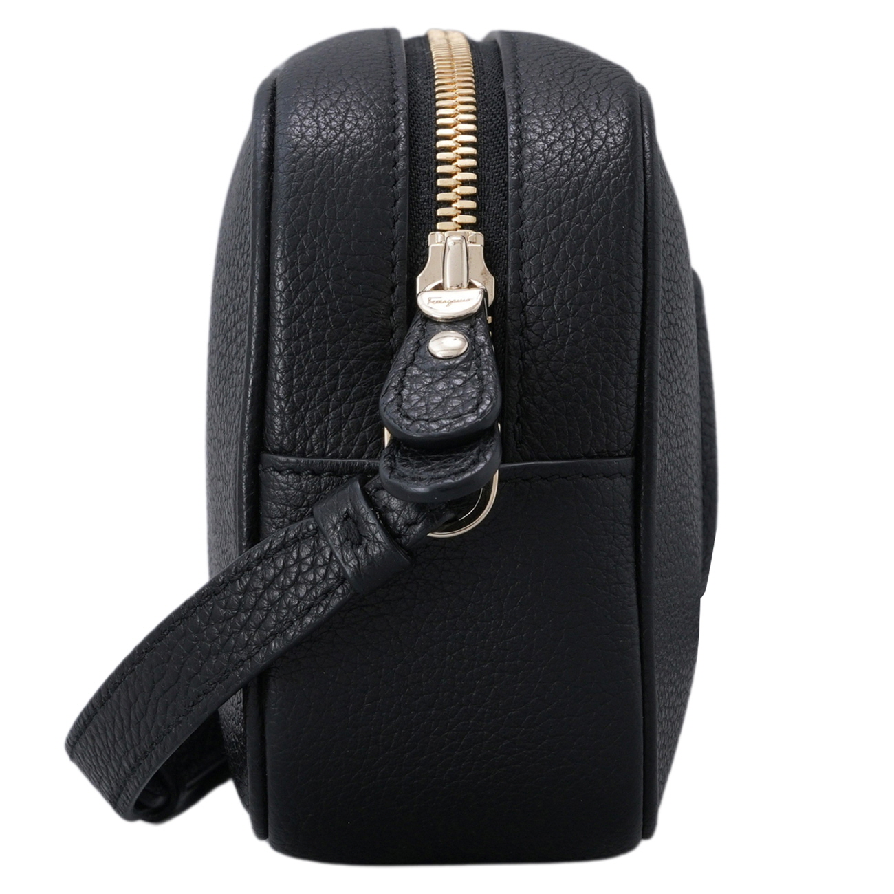 FERRAGAMO(USED)페레가모 시티 간치니 미니 크로스백 블랙