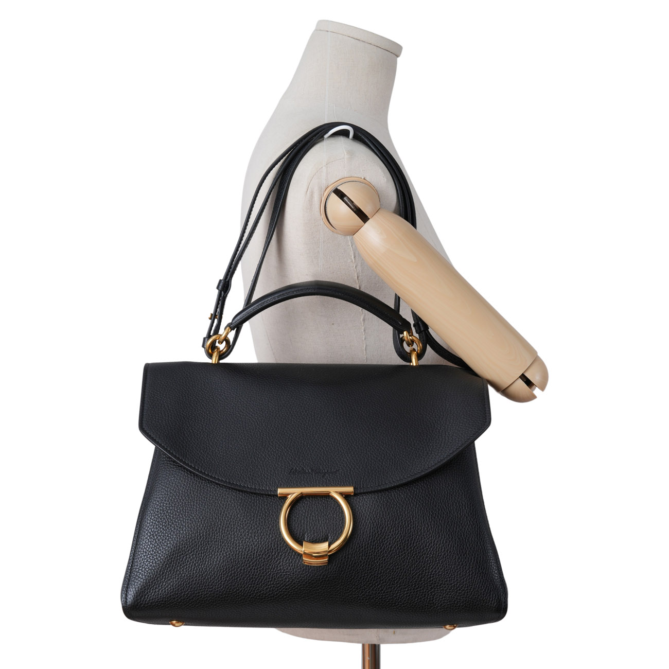 FERRAGAMO(USED)페레가모 마고 간치니 미듐 토트백