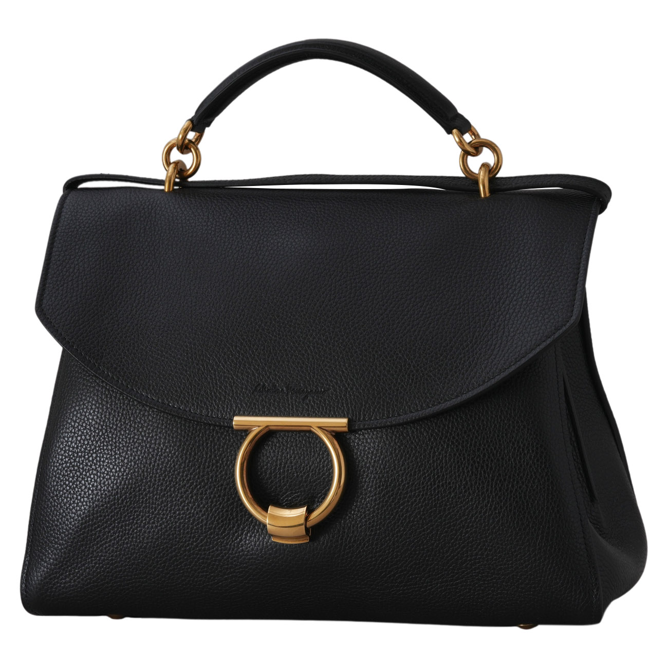 FERRAGAMO(USED)페레가모 마고 간치니 미듐 토트백