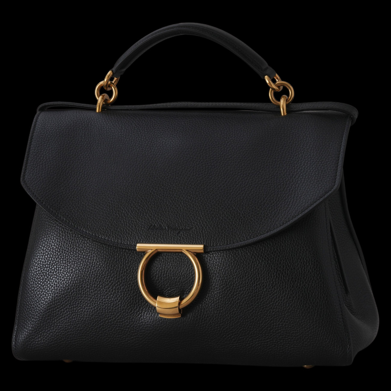 FERRAGAMO(USED)페레가모 마고 간치니 미듐 토트백