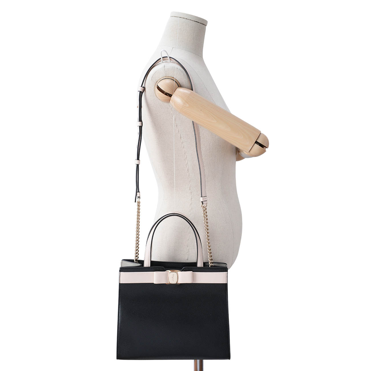 FERRAGAMO(USED)페레가모 바라리본 토트겸 숄더백