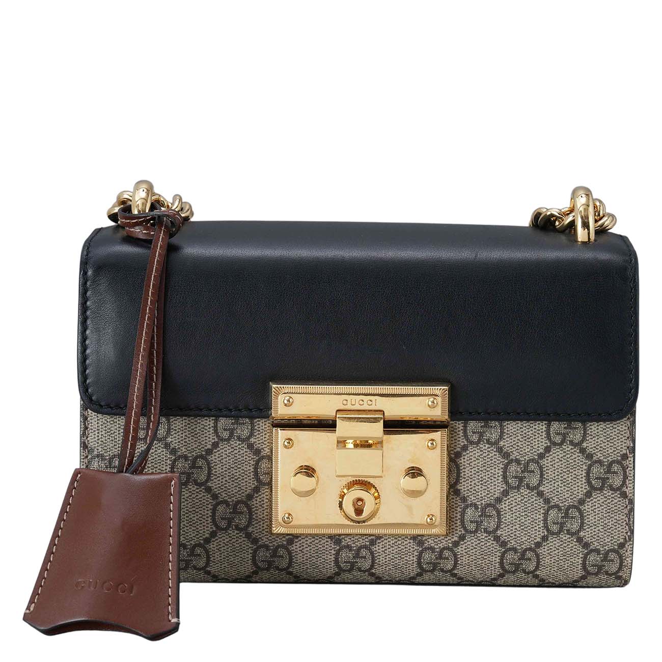 GUCCI(USED)구찌 409487 패들락 스몰 체인 숄더백