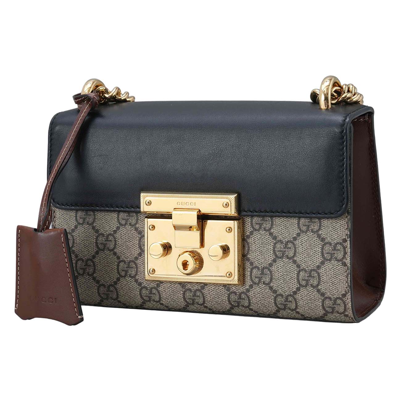 GUCCI(USED)구찌 409487 패들락 스몰 체인 숄더백