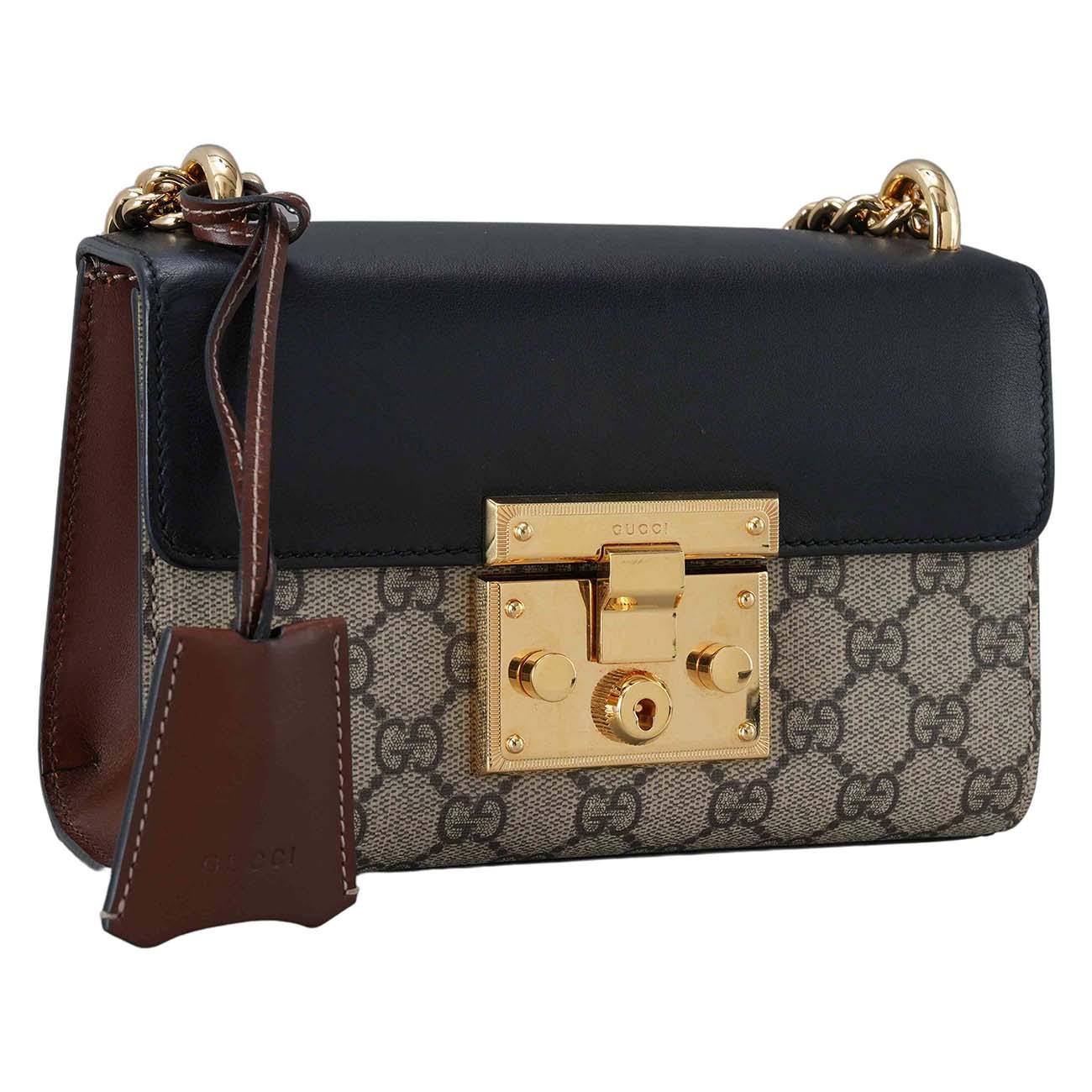 GUCCI(USED)구찌 409487 패들락 스몰 체인 숄더백