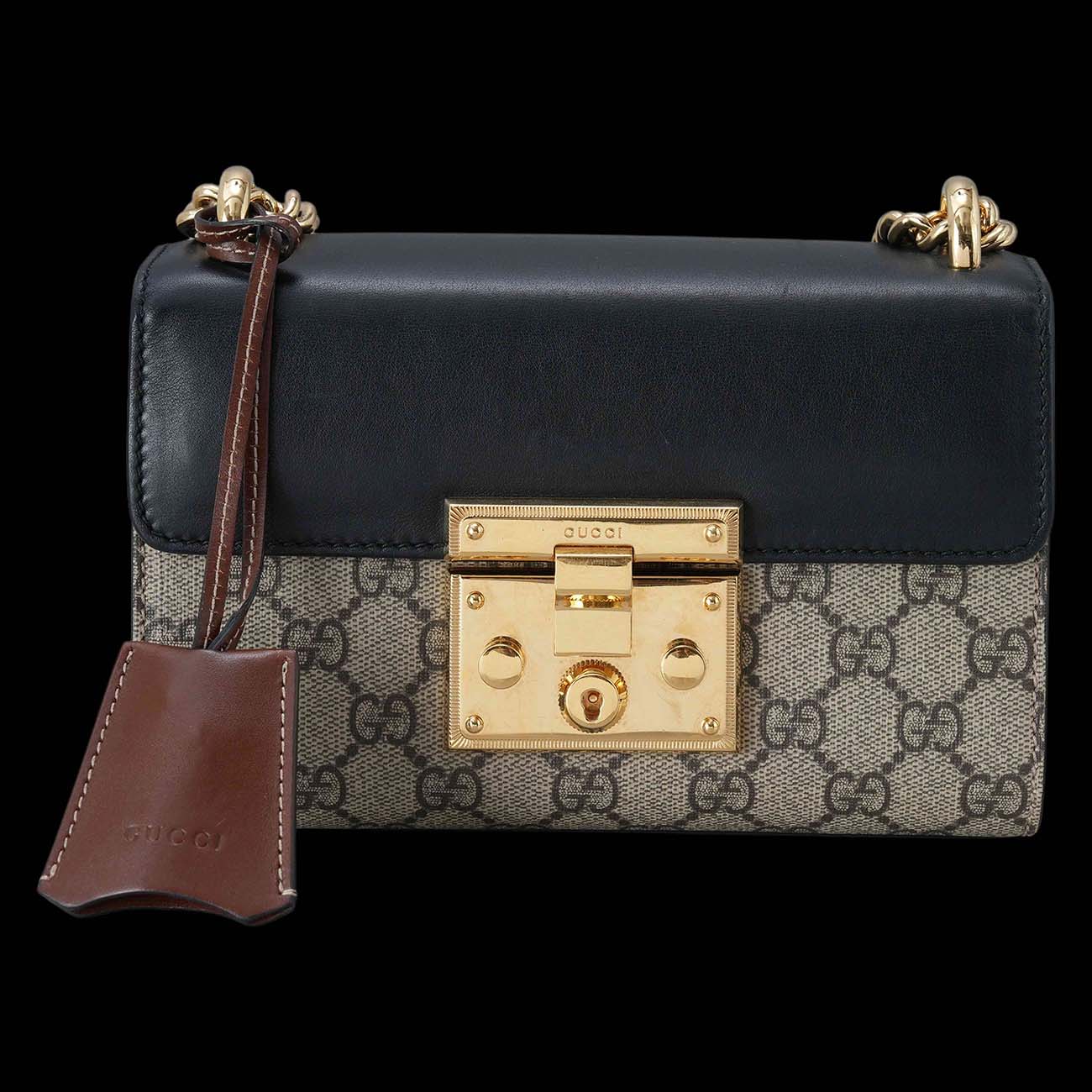 GUCCI(USED)구찌 409487 패들락 스몰 체인 숄더백