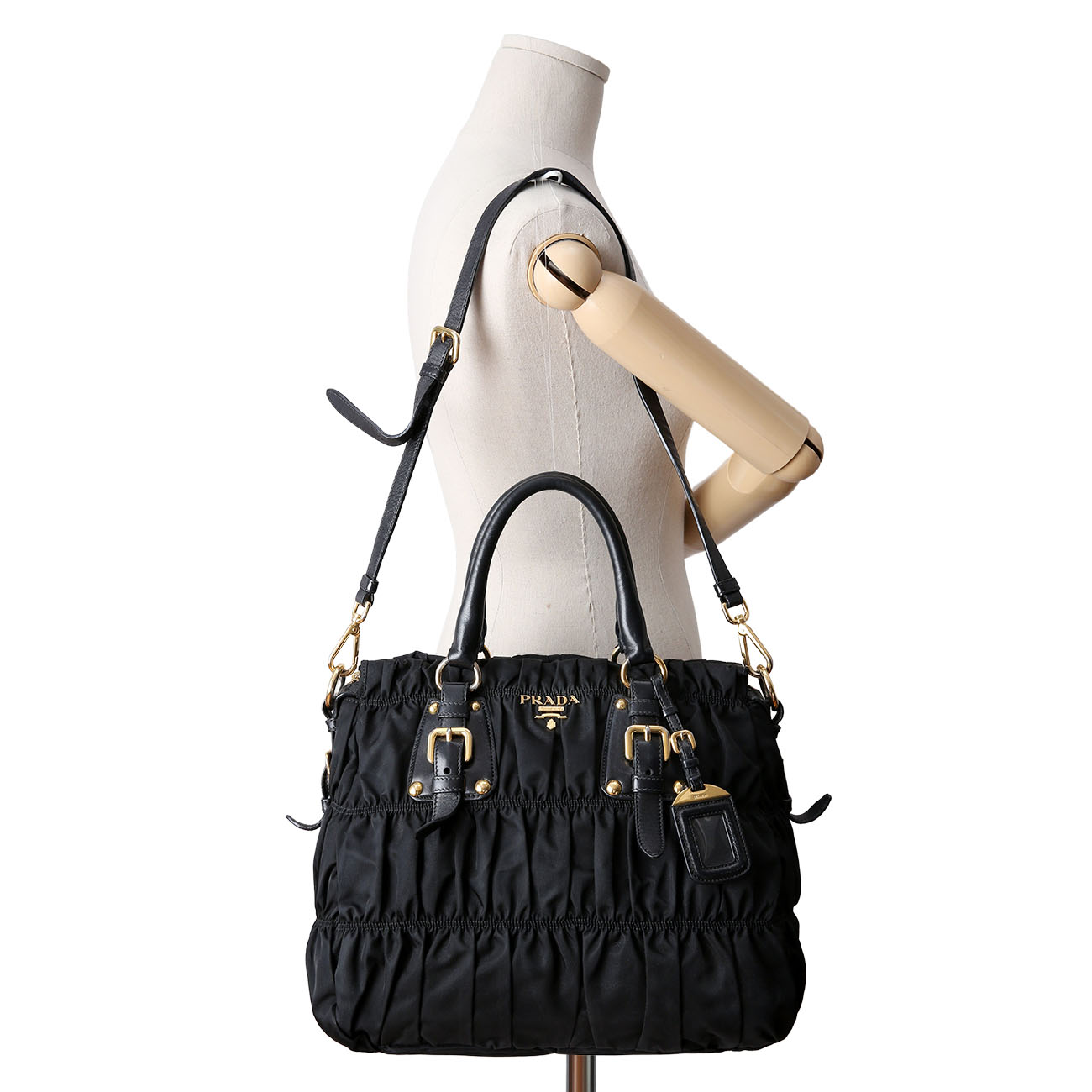 PRADA(USED)프라다 고프레 토트겸 숄더백