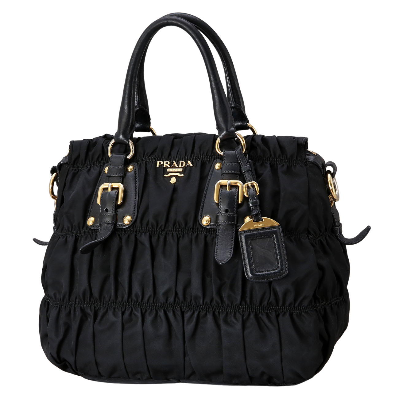 PRADA(USED)프라다 고프레 토트겸 숄더백