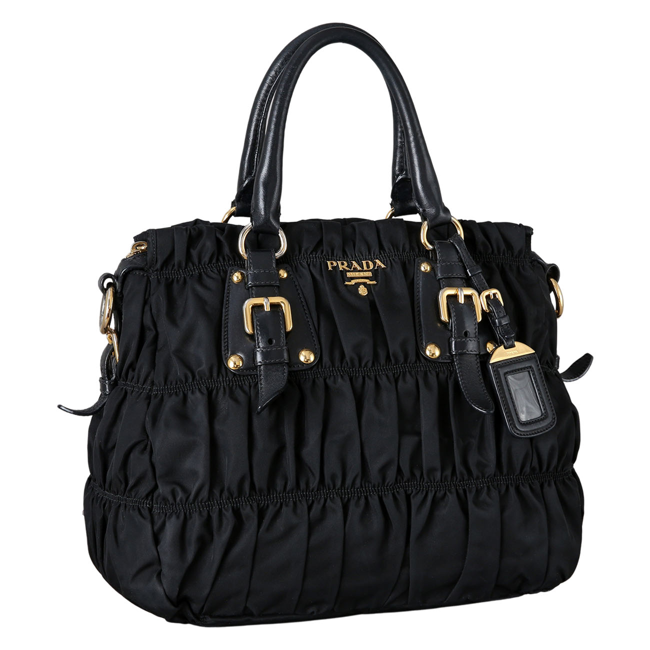 PRADA(USED)프라다 고프레 토트겸 숄더백