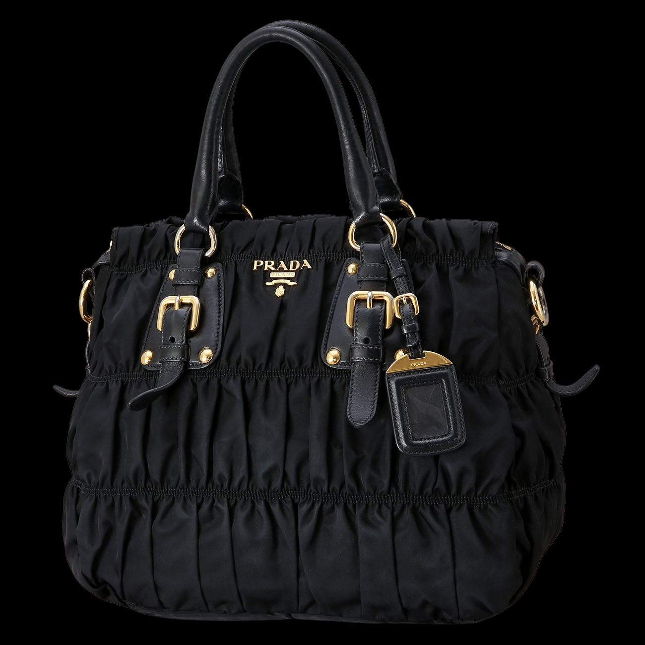 PRADA(USED)프라다 고프레 토트겸 숄더백