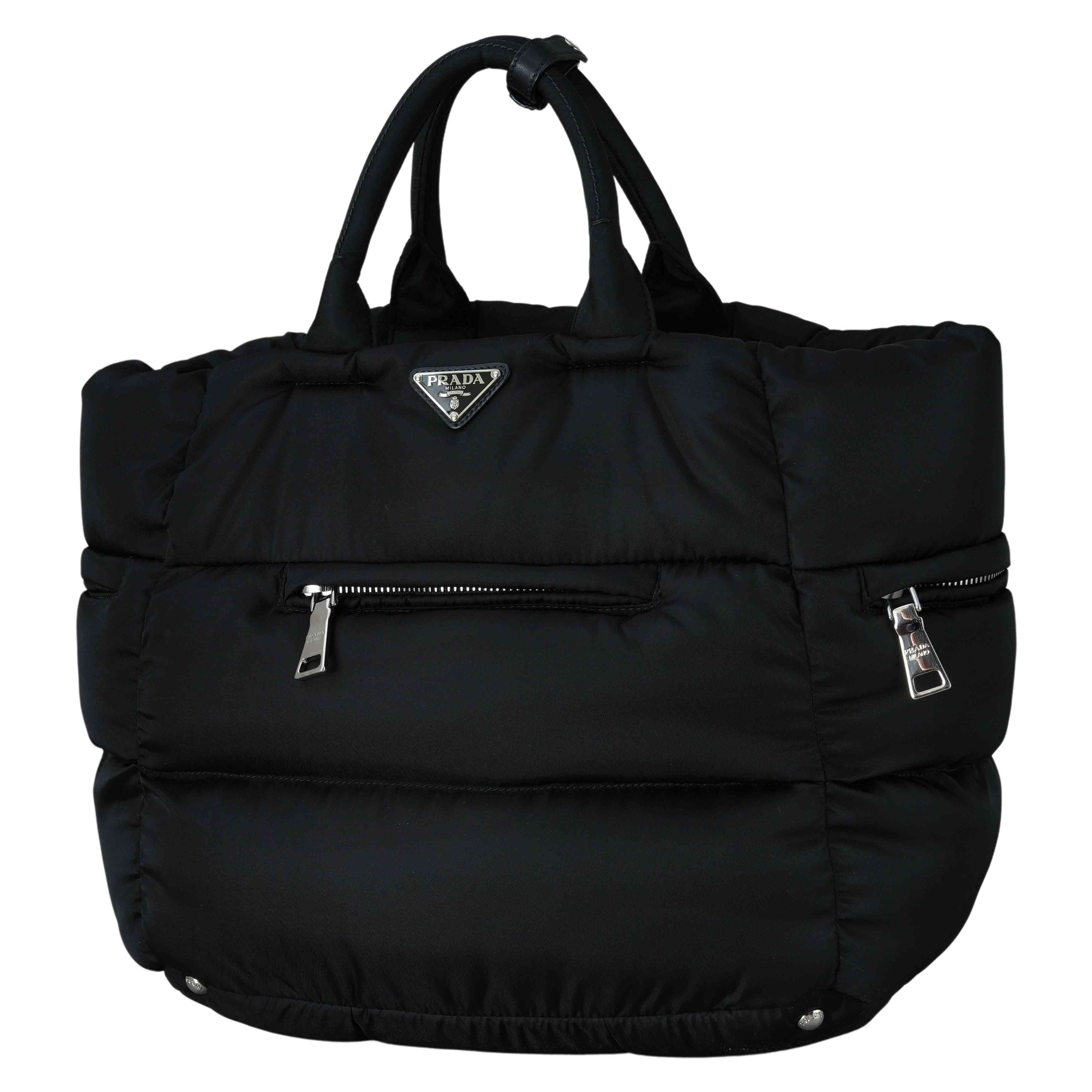 PRADA(USED)프라다 BN2616 봄버 패딩백