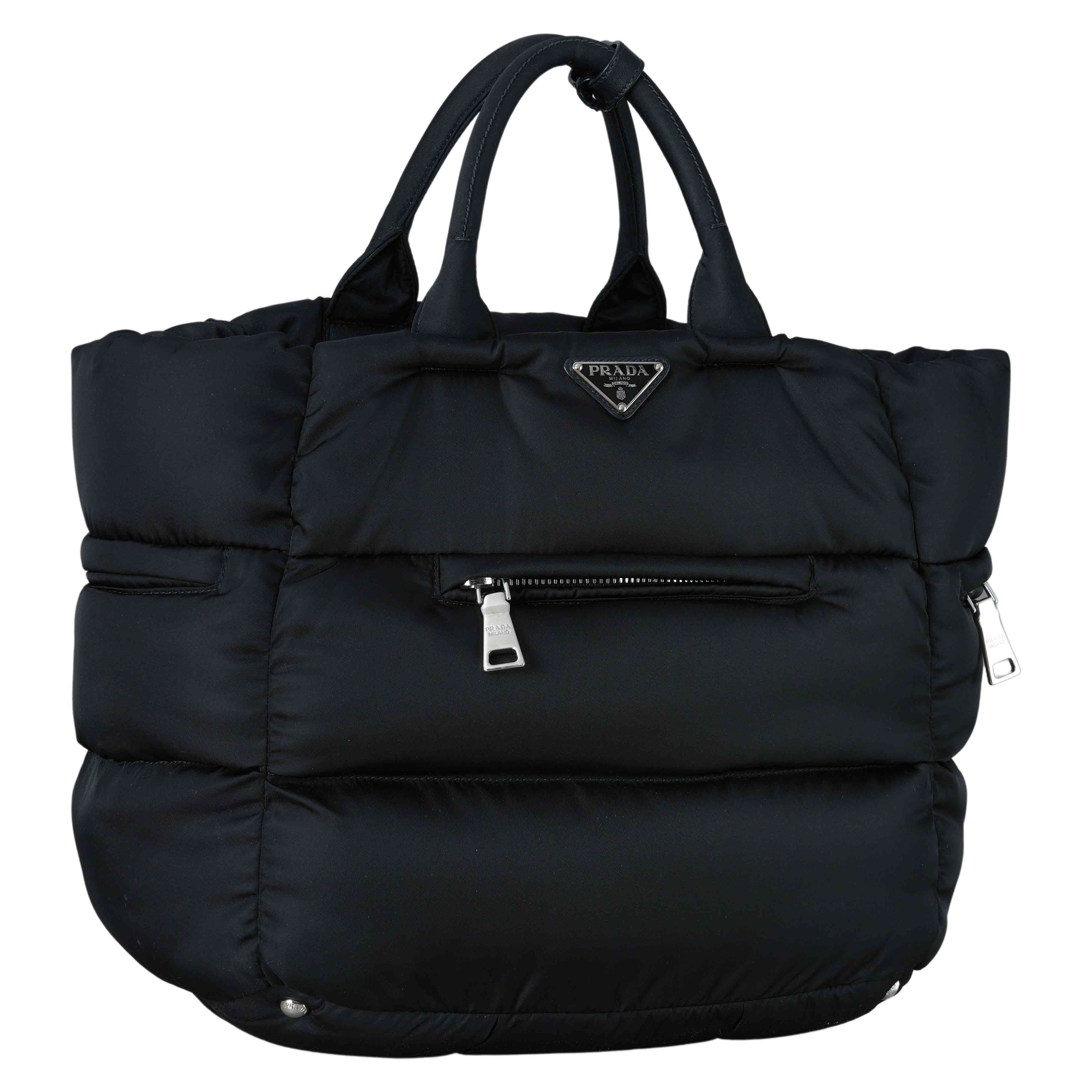 PRADA(USED)프라다 BN2616 봄버 패딩백