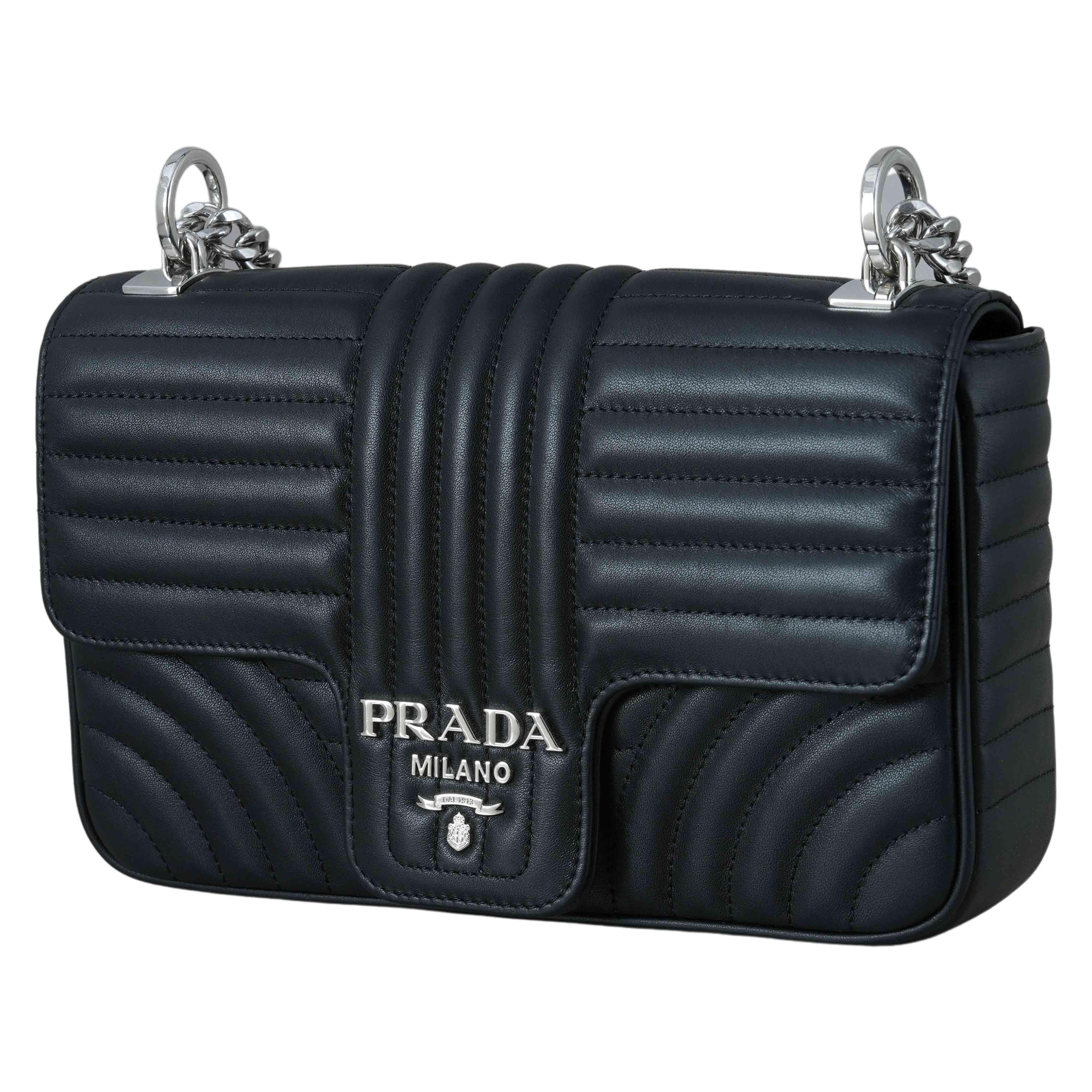 PRADA(USED)프라다 다이아그램 체인 숄더백