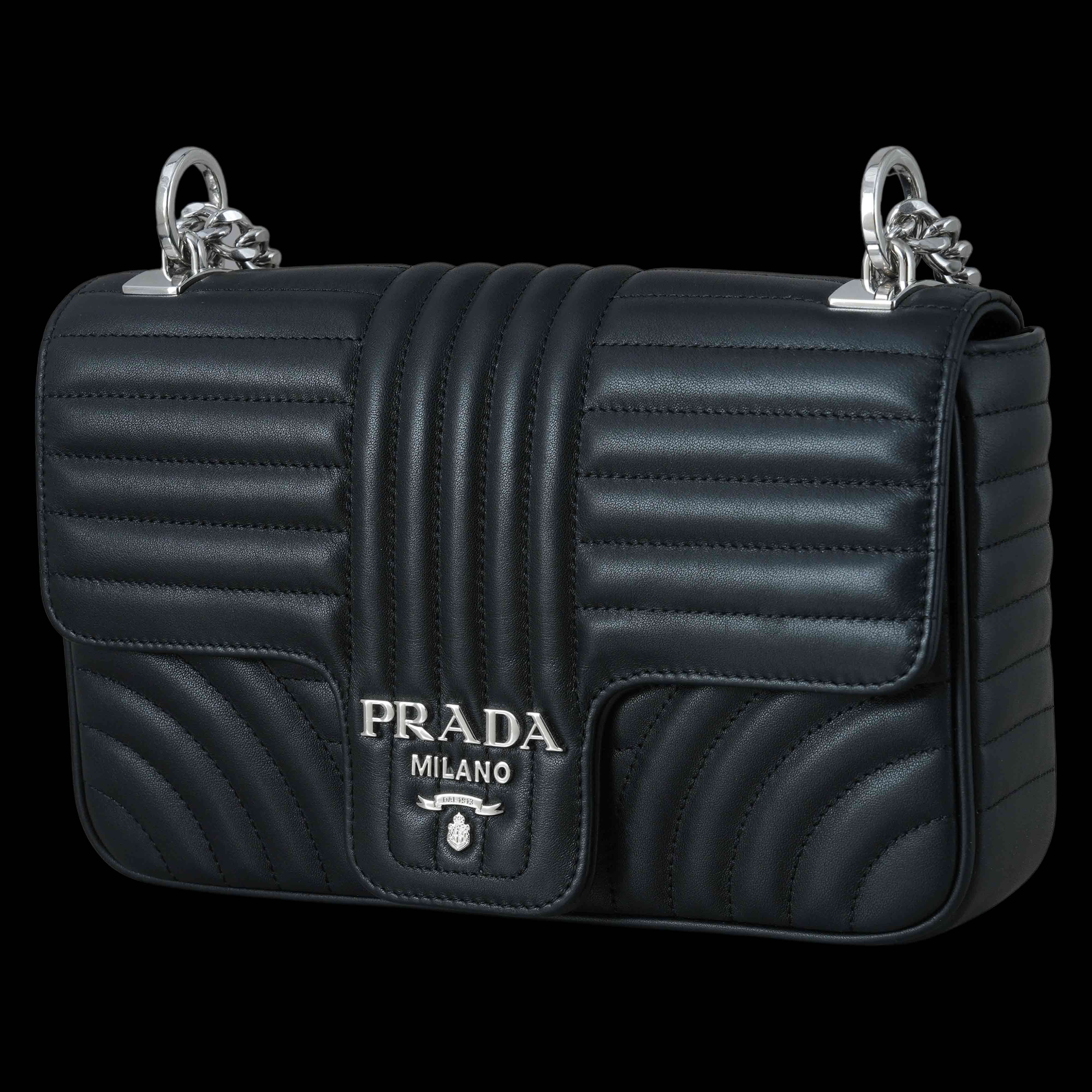 PRADA(USED)프라다 다이아그램 체인 숄더백