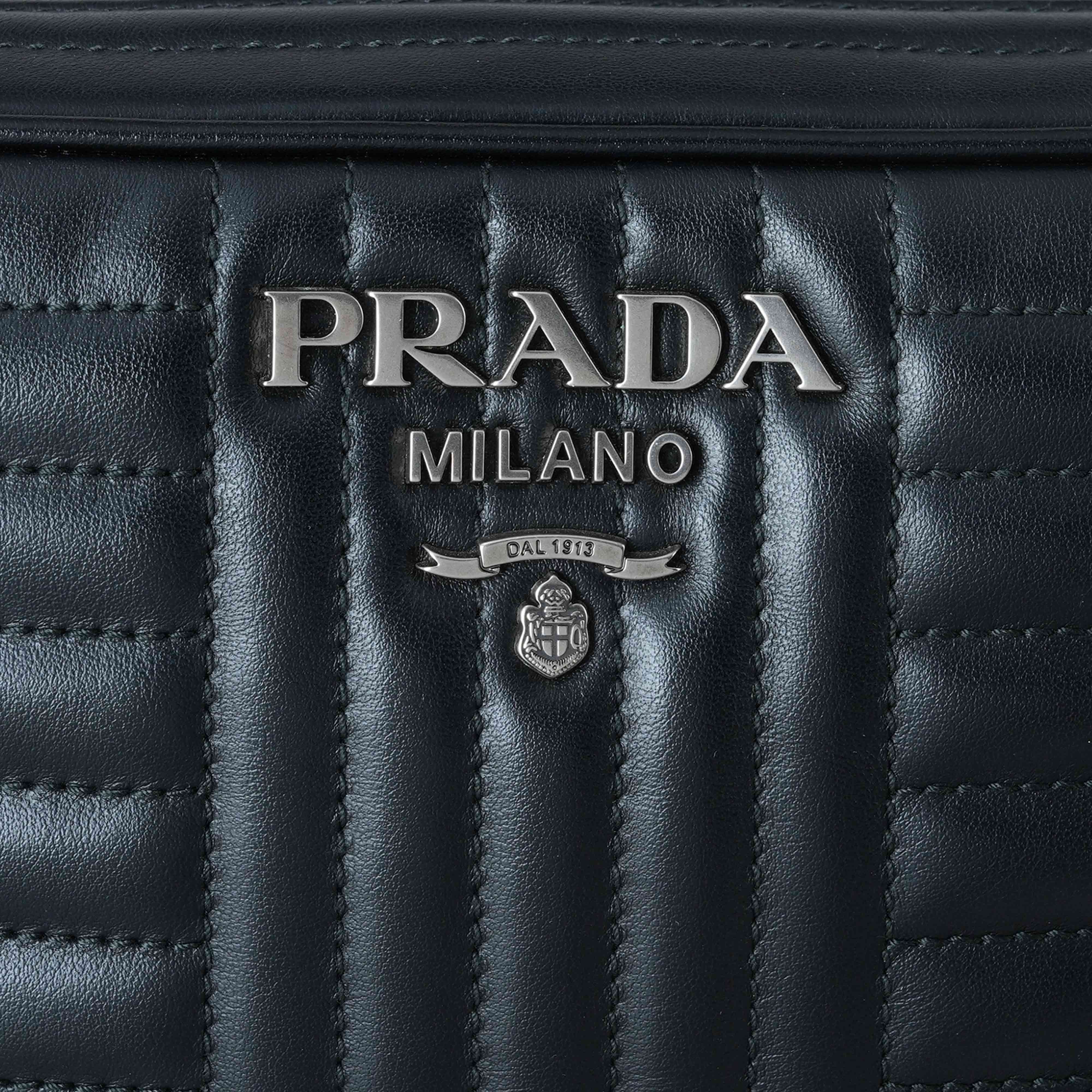 PRADA(USED)프라다 1BH083 다이어그램 숄더백