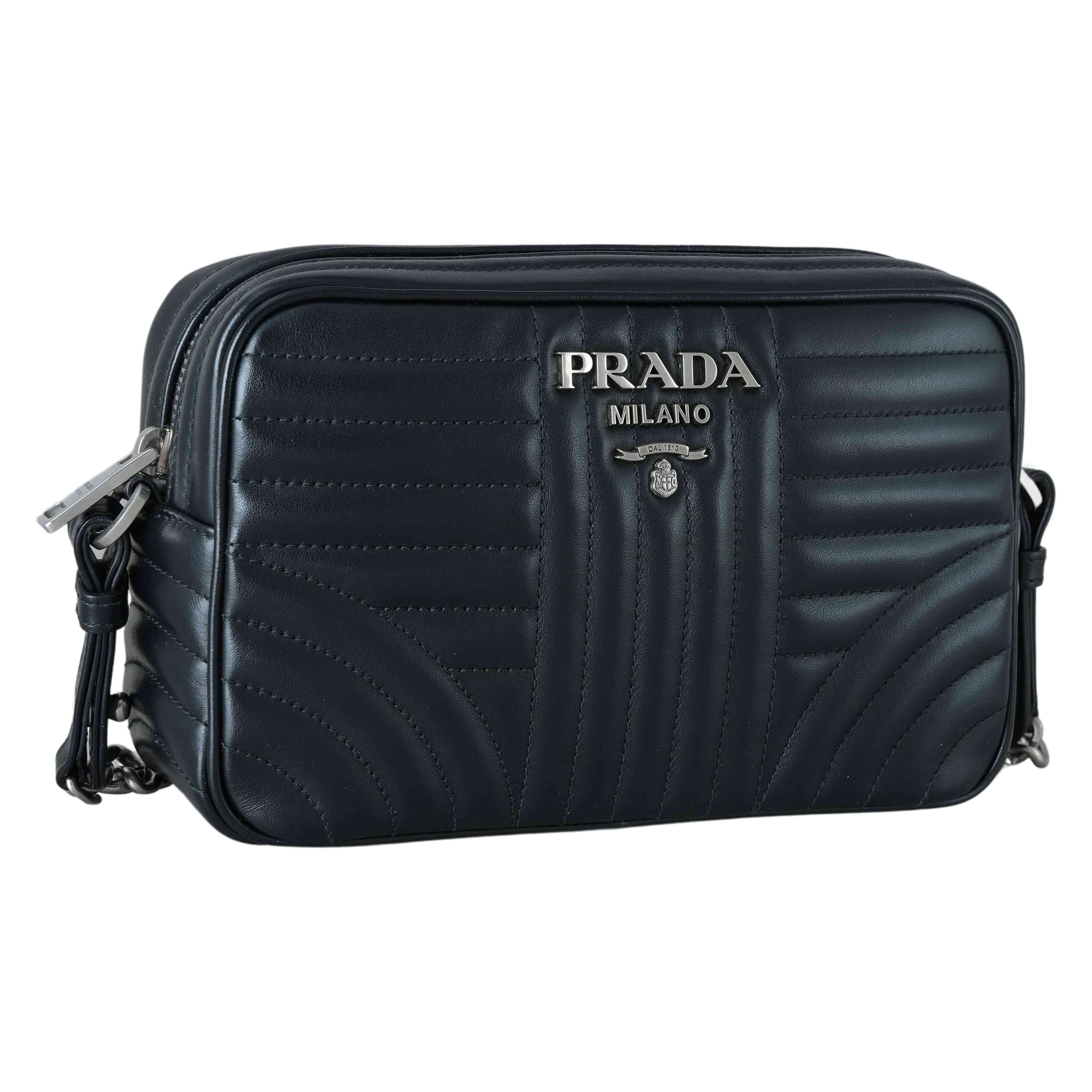 PRADA(USED)프라다 1BH083 다이어그램 숄더백