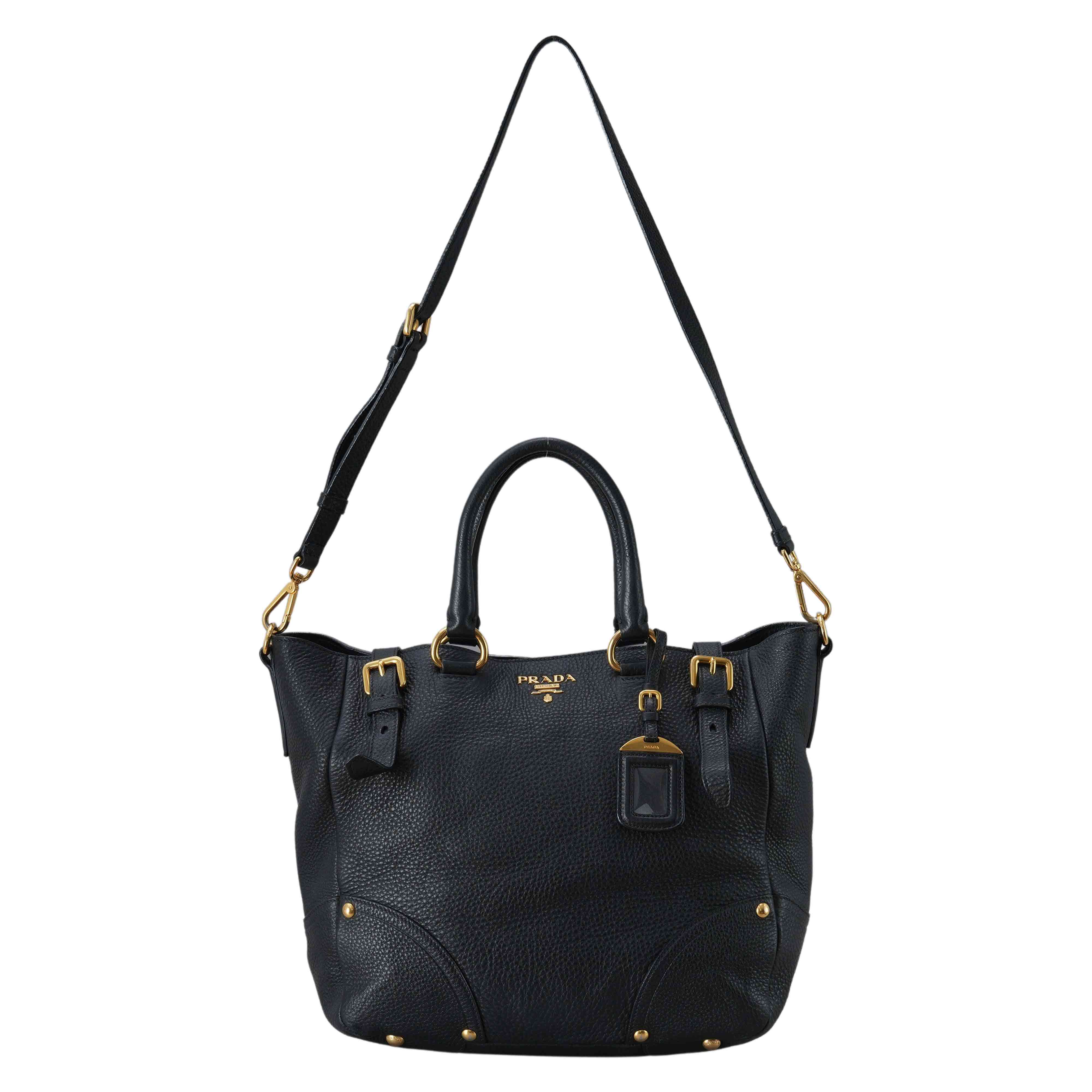 PRADA(USED)프라다 BN2356 비텔로 다이노 토트 겸 숄더백
