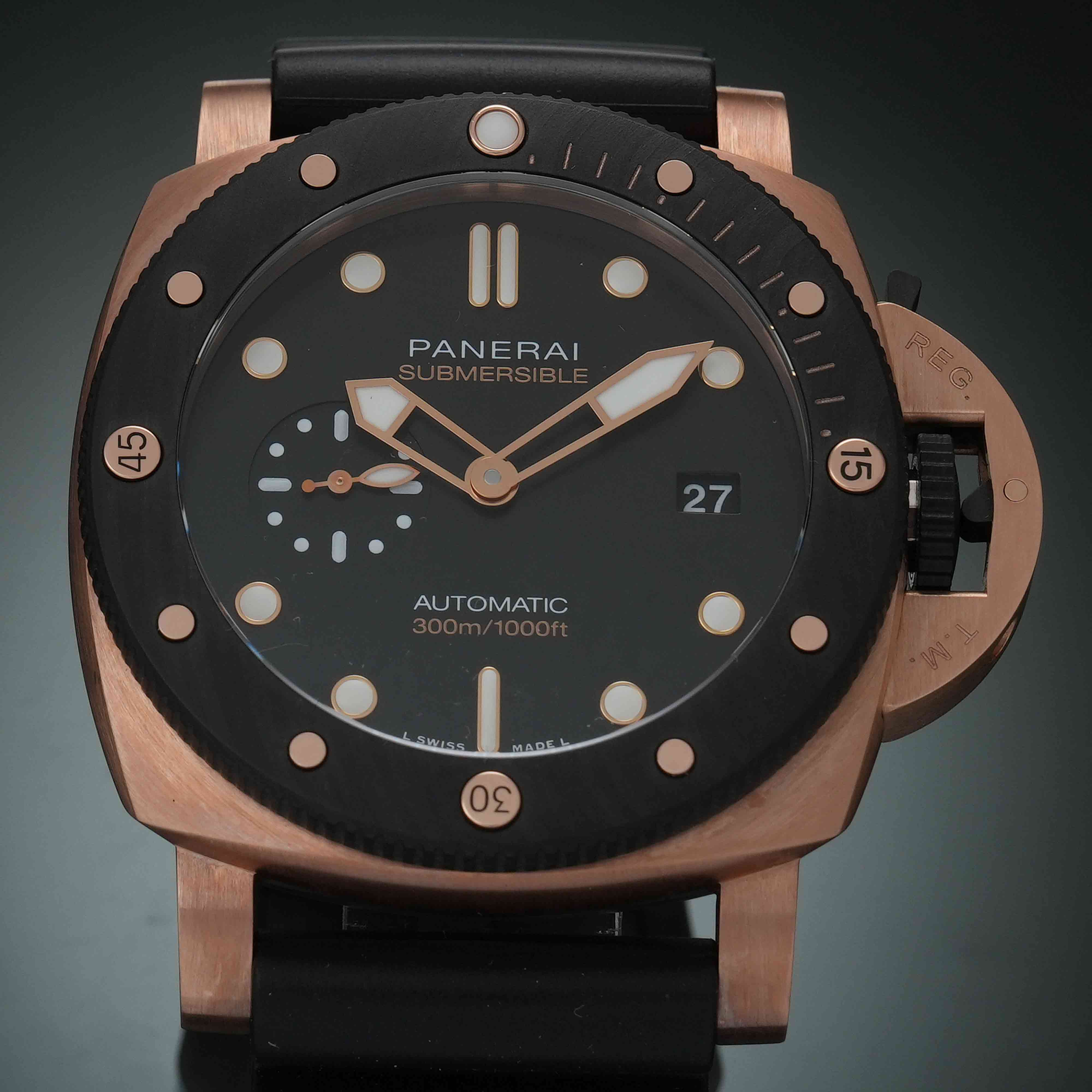 PANERAI(USED)파네라이 루미노르 섭머저블 로즈골드 PAM01070