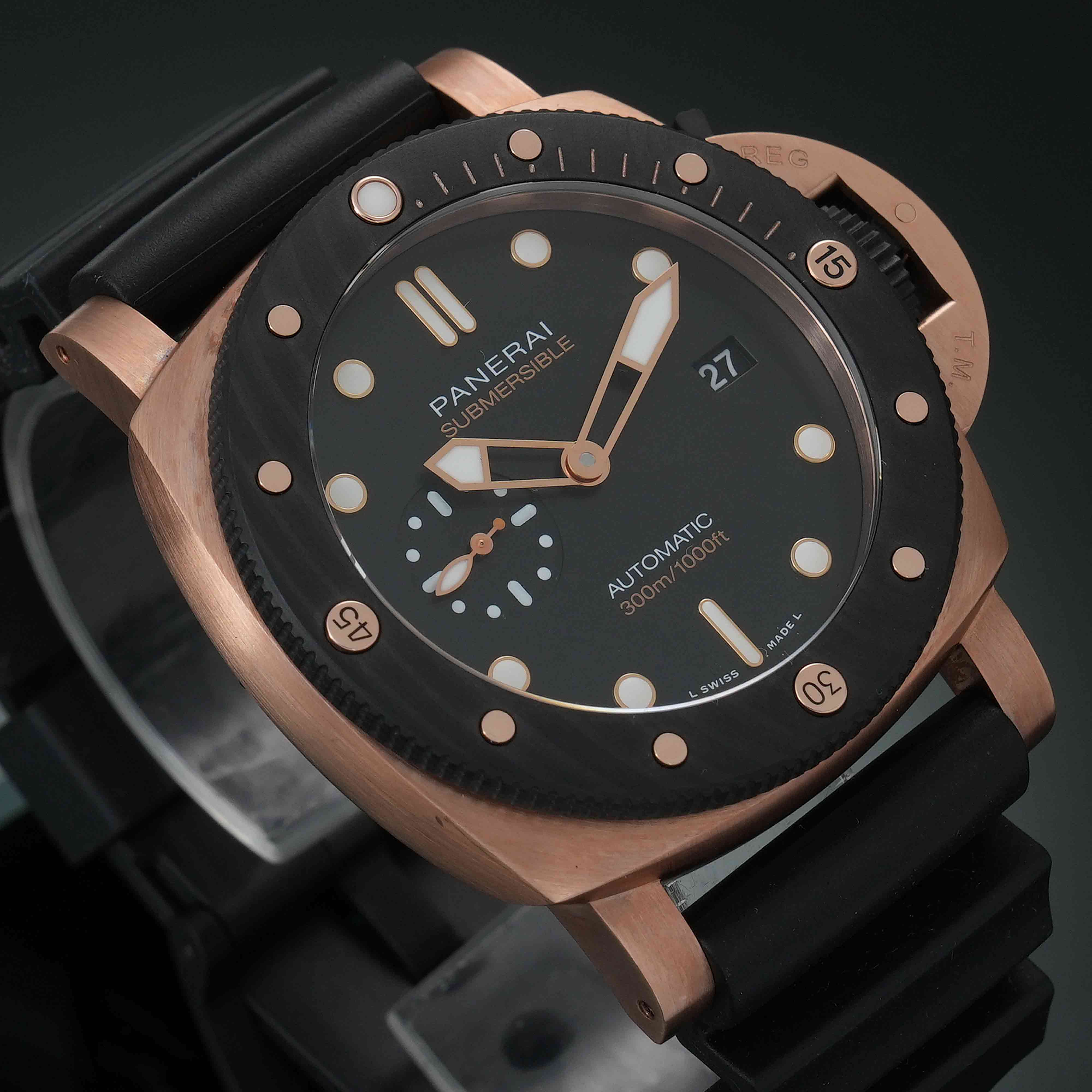 PANERAI(USED)파네라이 루미노르 섭머저블 로즈골드 PAM01070