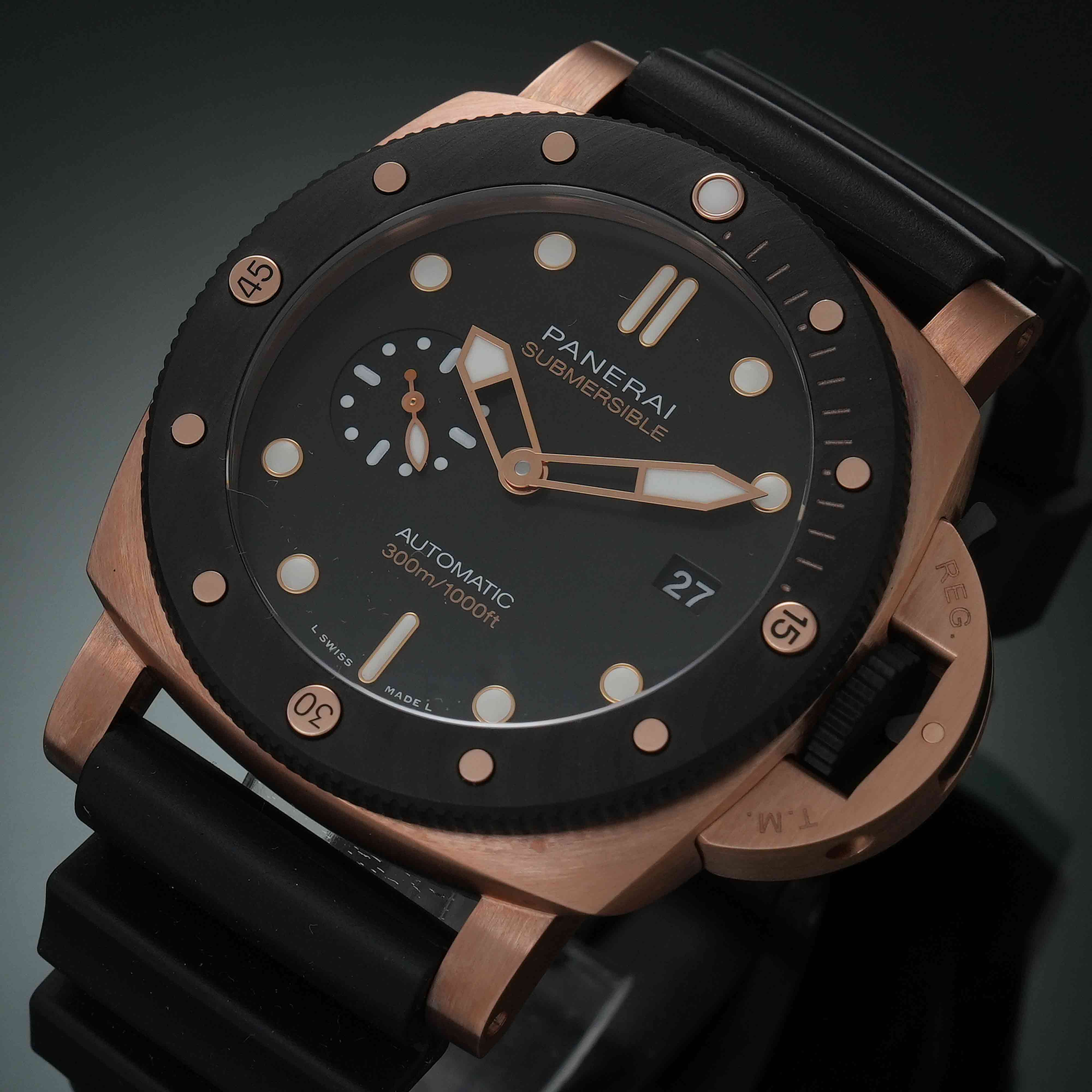 PANERAI(USED)파네라이 루미노르 섭머저블 로즈골드 PAM01070
