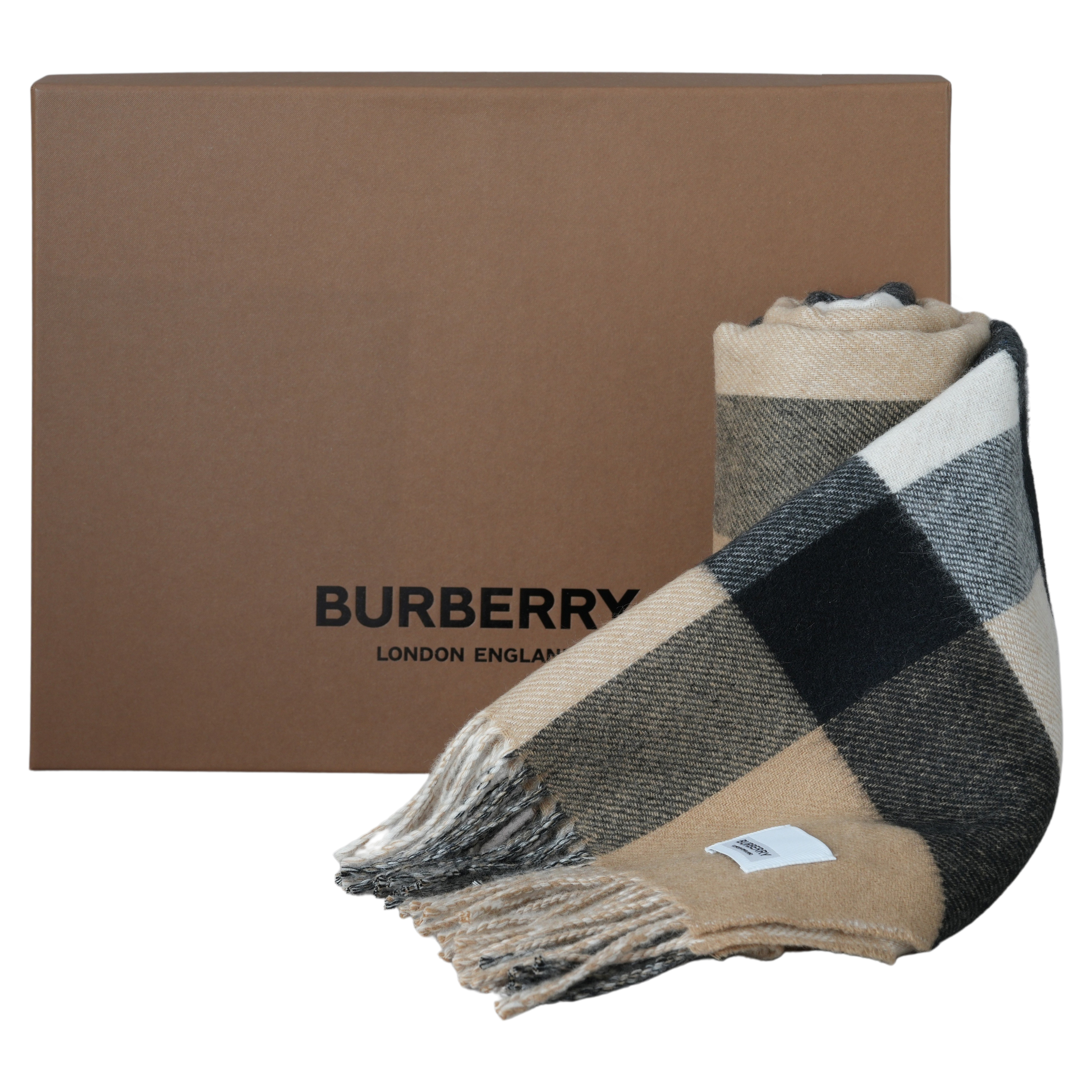 BURBERRY(USED)버버리 80574701 리버서블 캐시미어 스카프