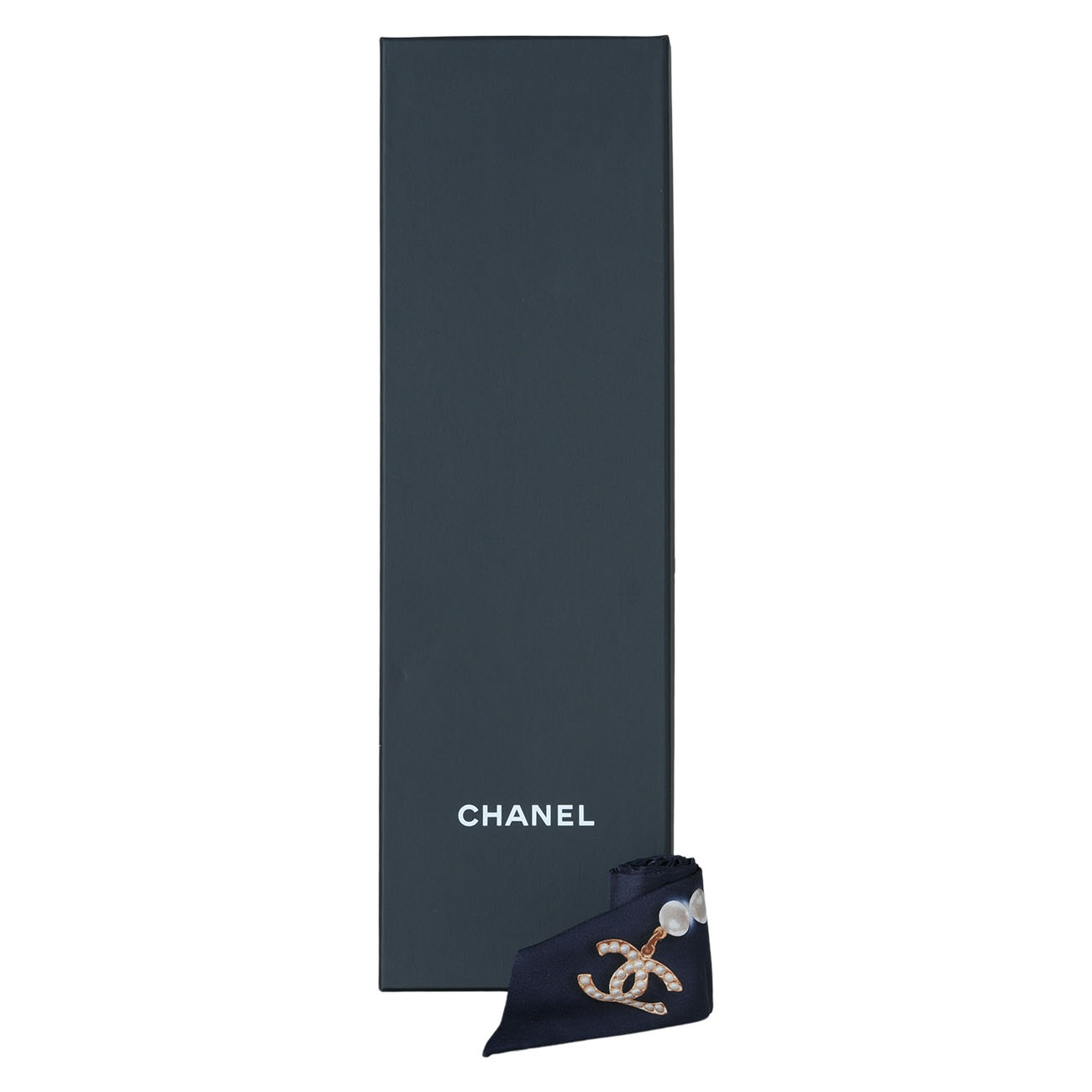 CHANEL(NEW)샤넬 진주 트윌리 네이비 (새상품) NEW PRODUCT