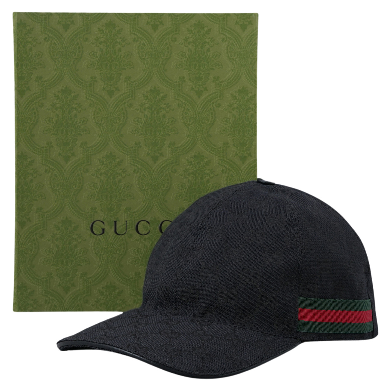 GUCCI(USED)구찌 200035 오피디아 캔버스 볼캡 블랙 #M